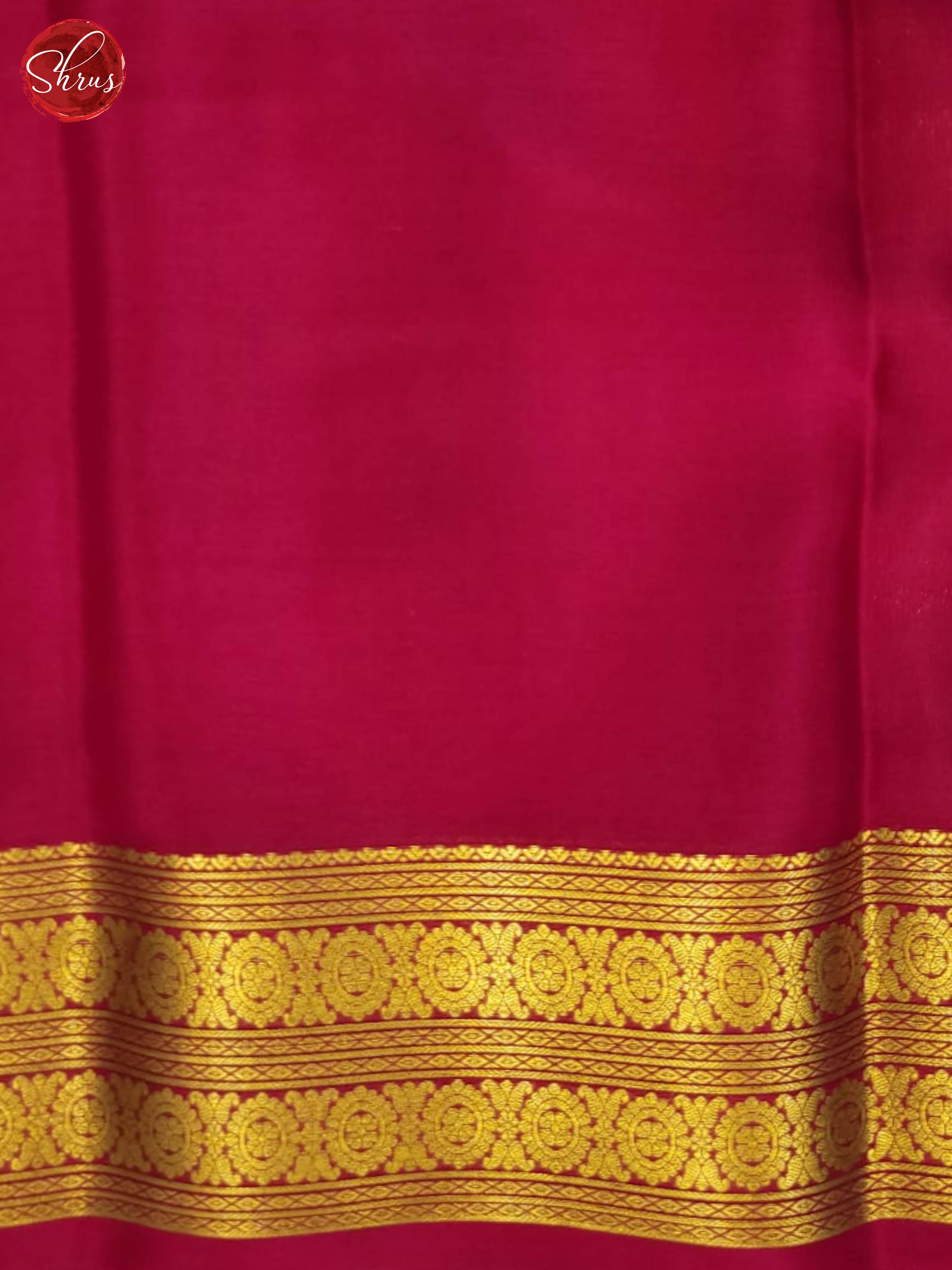 Brown and pink- Mysore Silk Saree - Shop on ShrusEternity.com