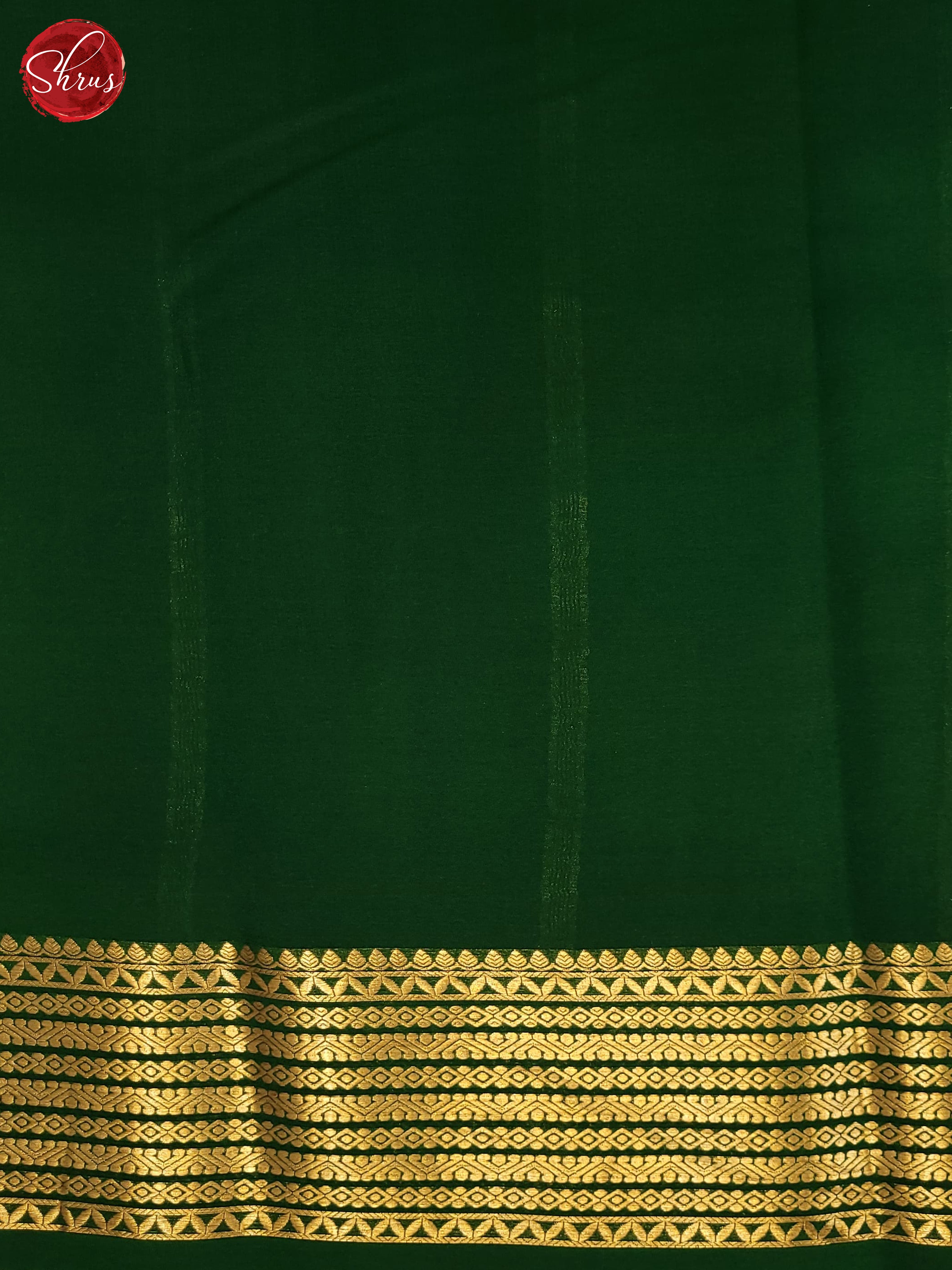 Red & Green- Mysore Silk Saree - Shop on ShrusEternity.com