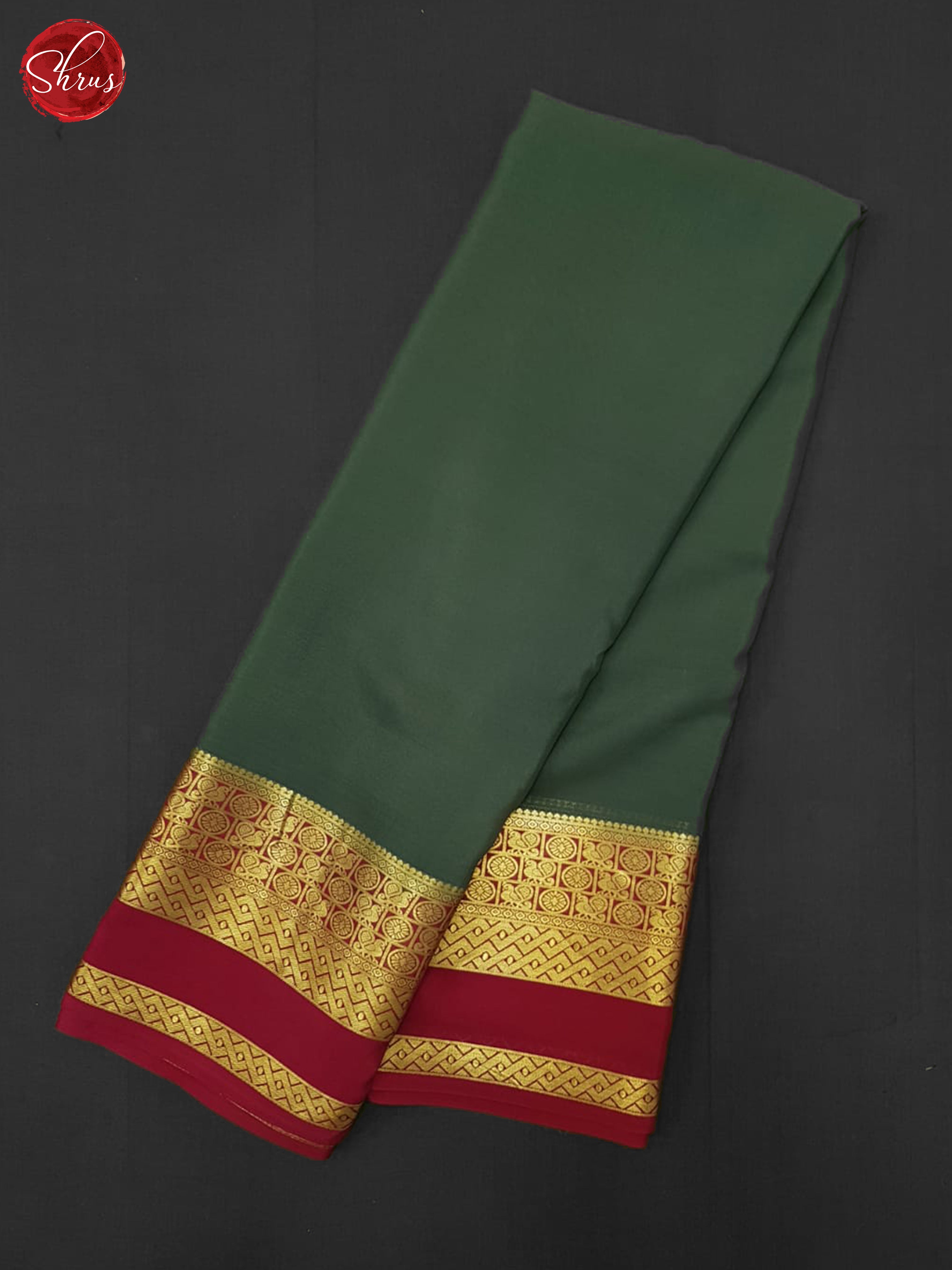 Green & Pink - Mysore Silk Saree - Shop on ShrusEternity.com