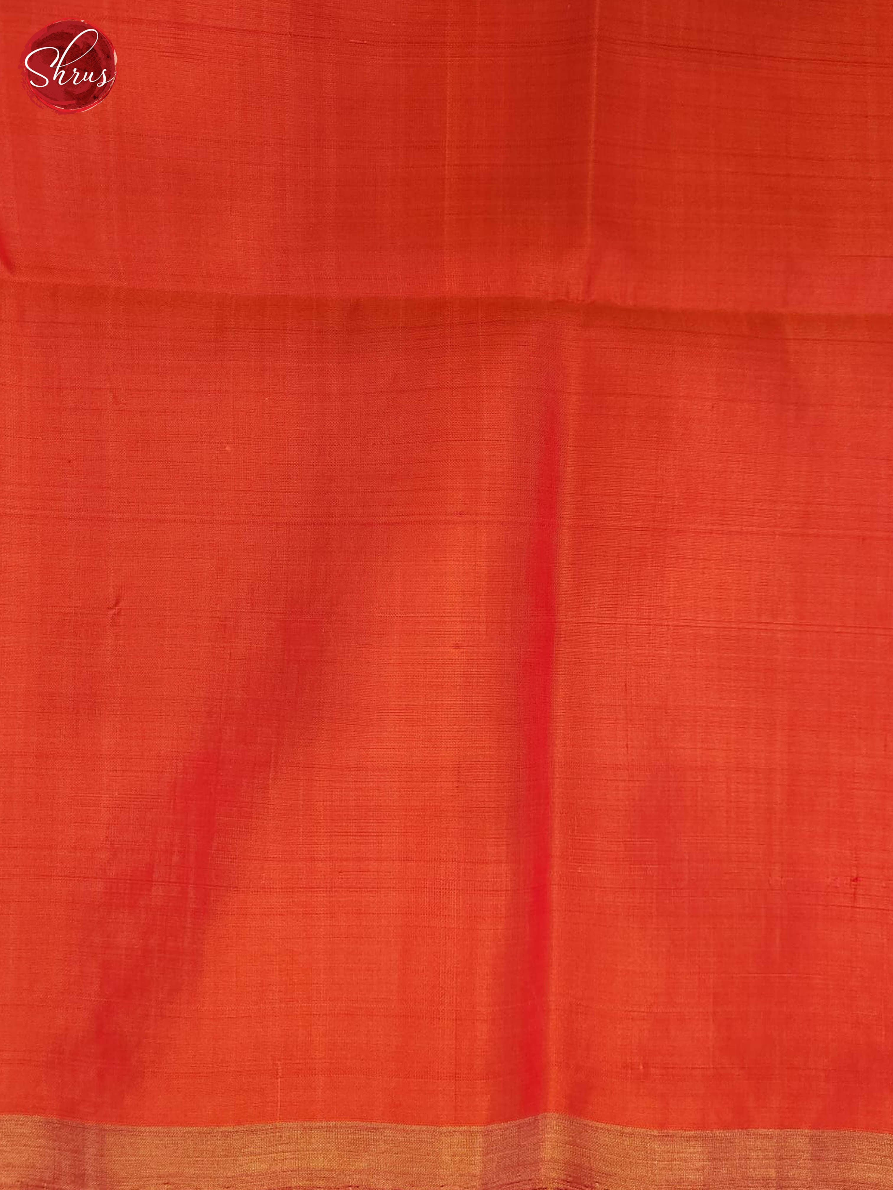 mehandhi Green and Orange- Soft Silk Saree - Shop on ShrusEternity.com