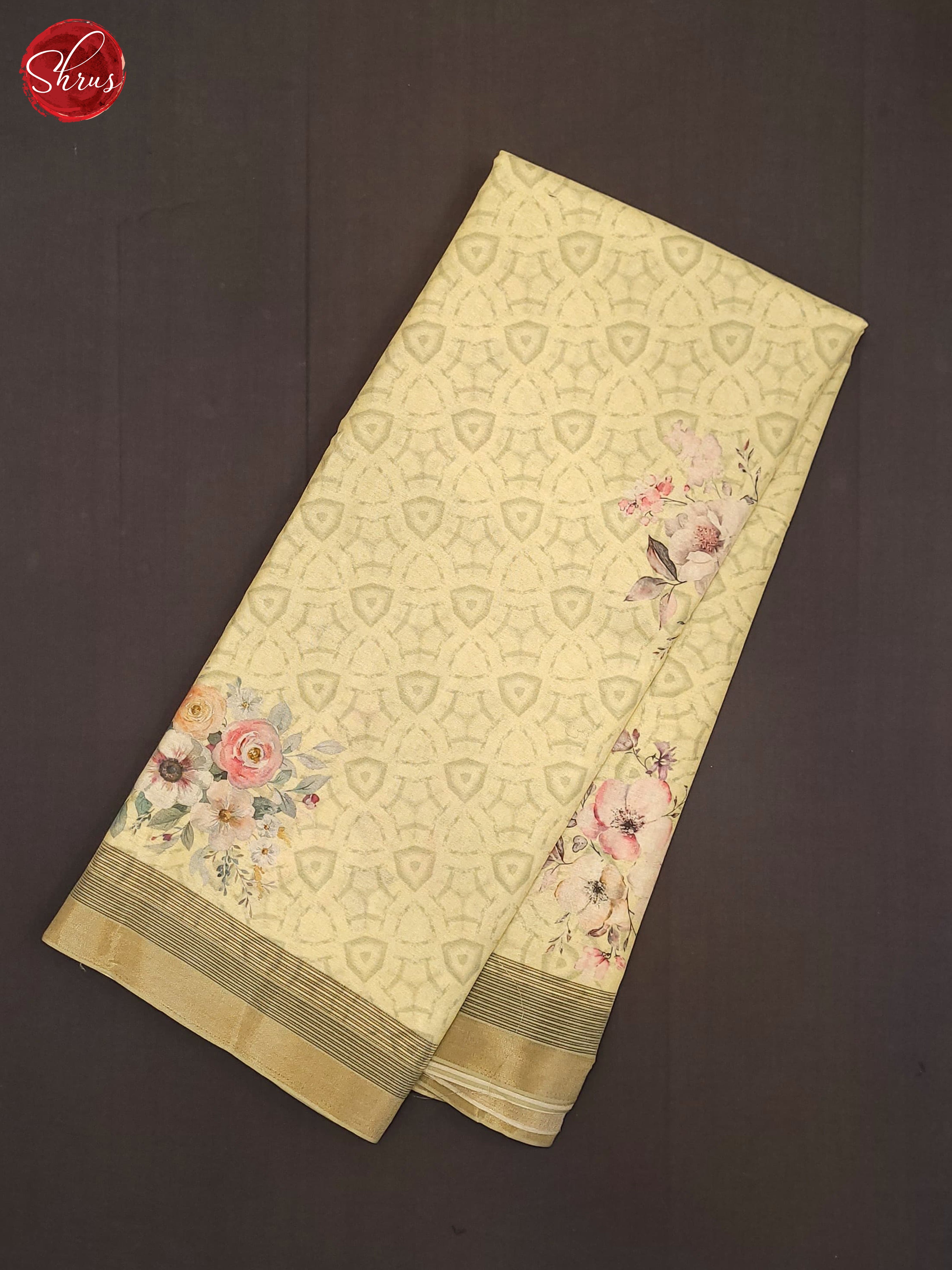 Pista Green(Single Tone)- Semi Tussar Saree - Shop on ShrusEternity.com