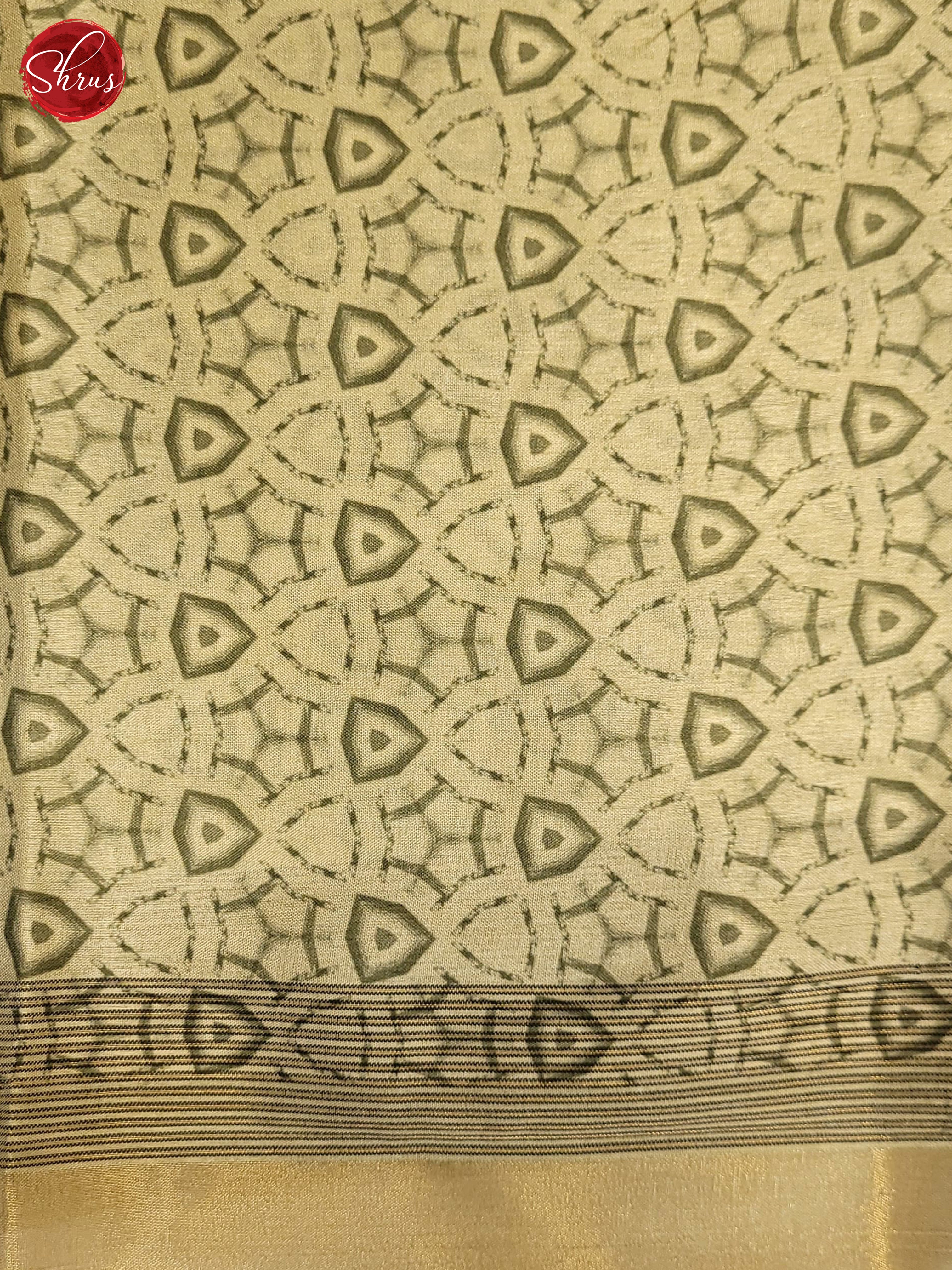 Pista Green(Single Tone)- Semi Tussar Saree - Shop on ShrusEternity.com