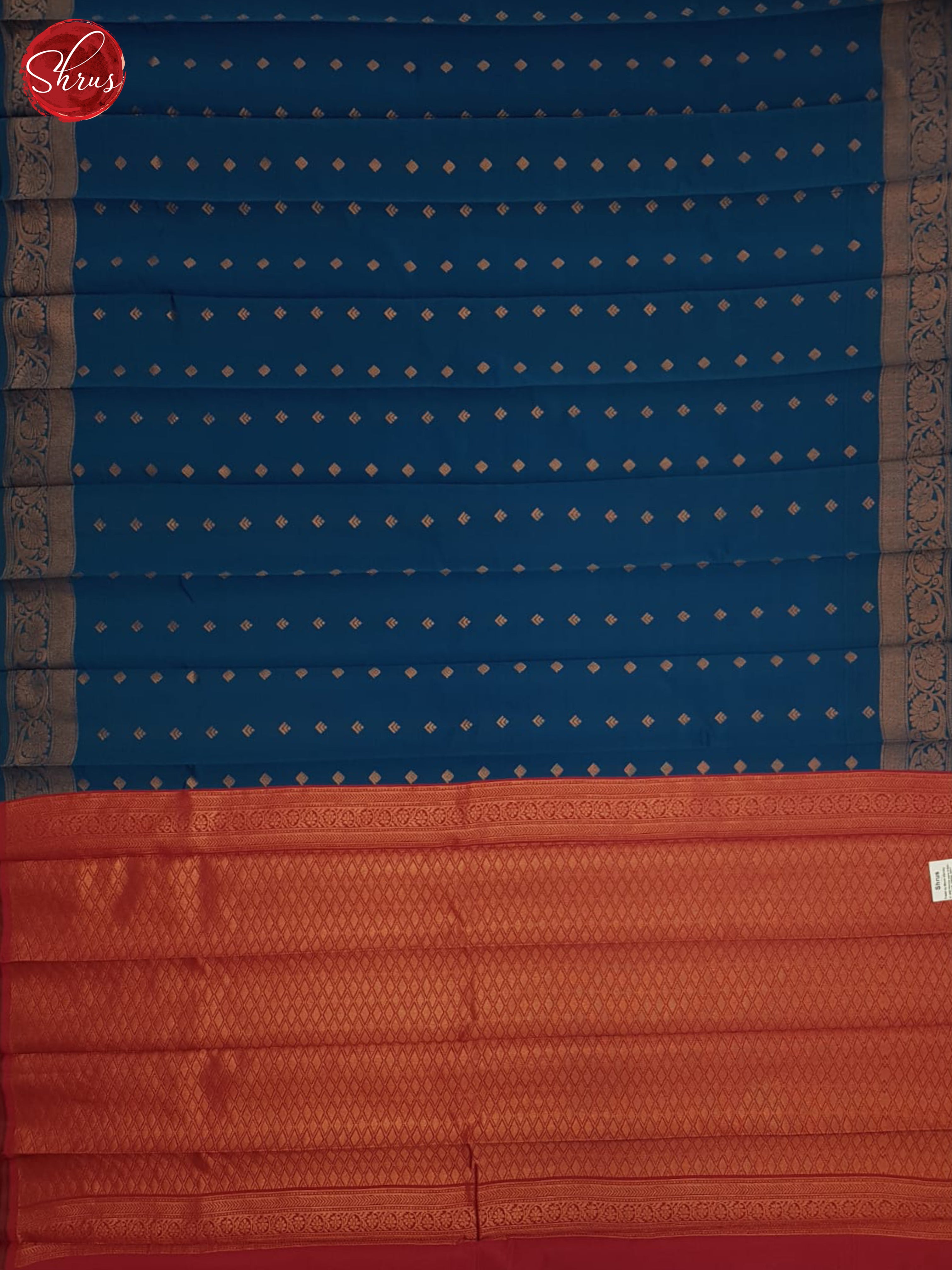 Blue And Pink-Semi soft silk saree - Shop on ShrusEternity.com