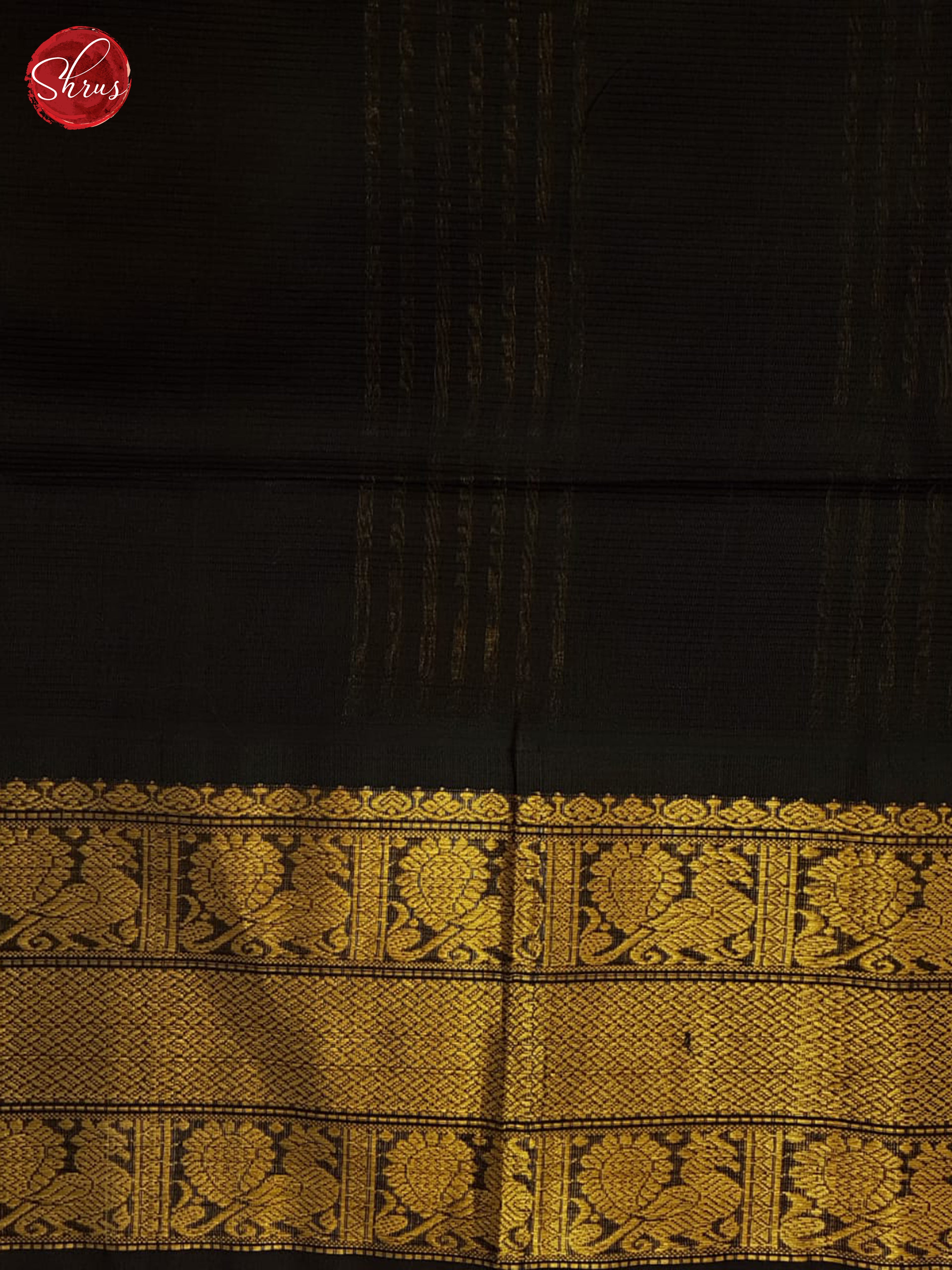 Pink And Black-Silk Cotton Saree - Shop on ShrusEternity.com