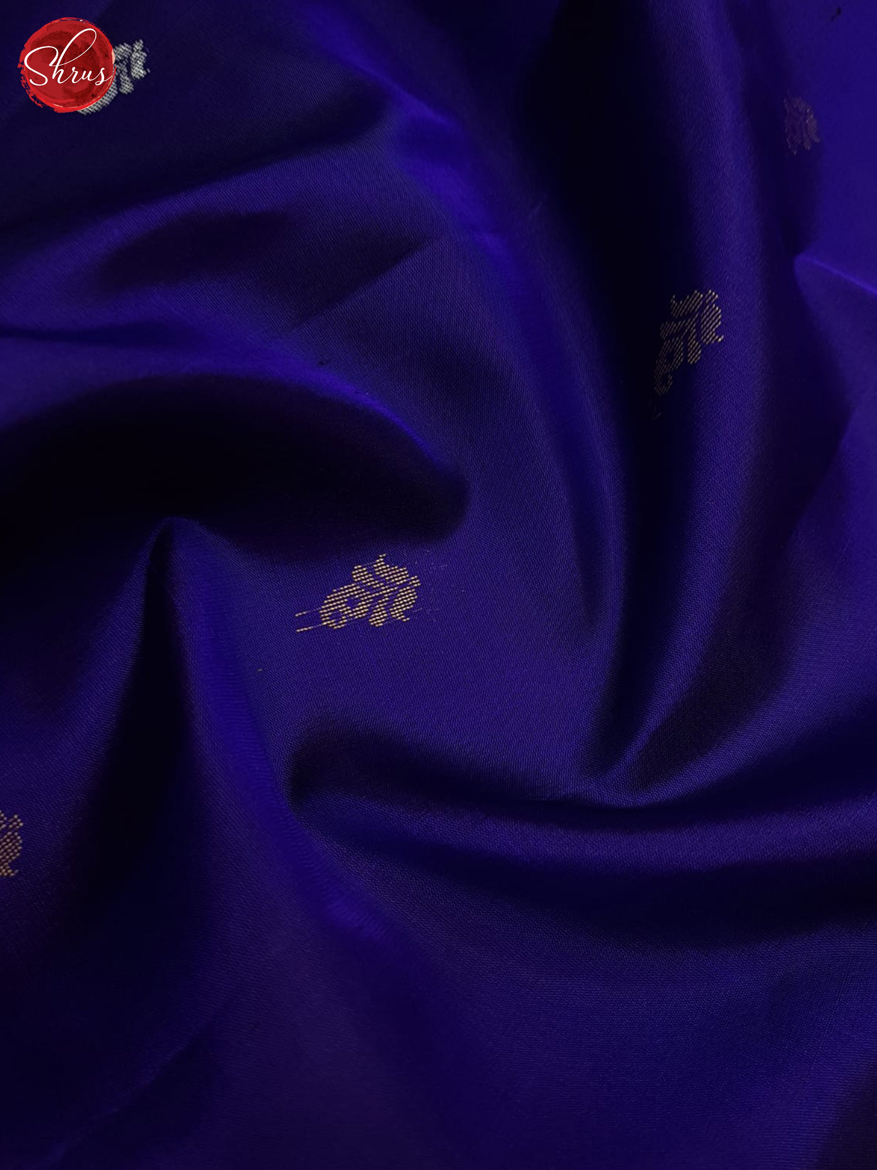 Blue & Maroon - Soft Silk Saree - Shop on ShrusEternity.com