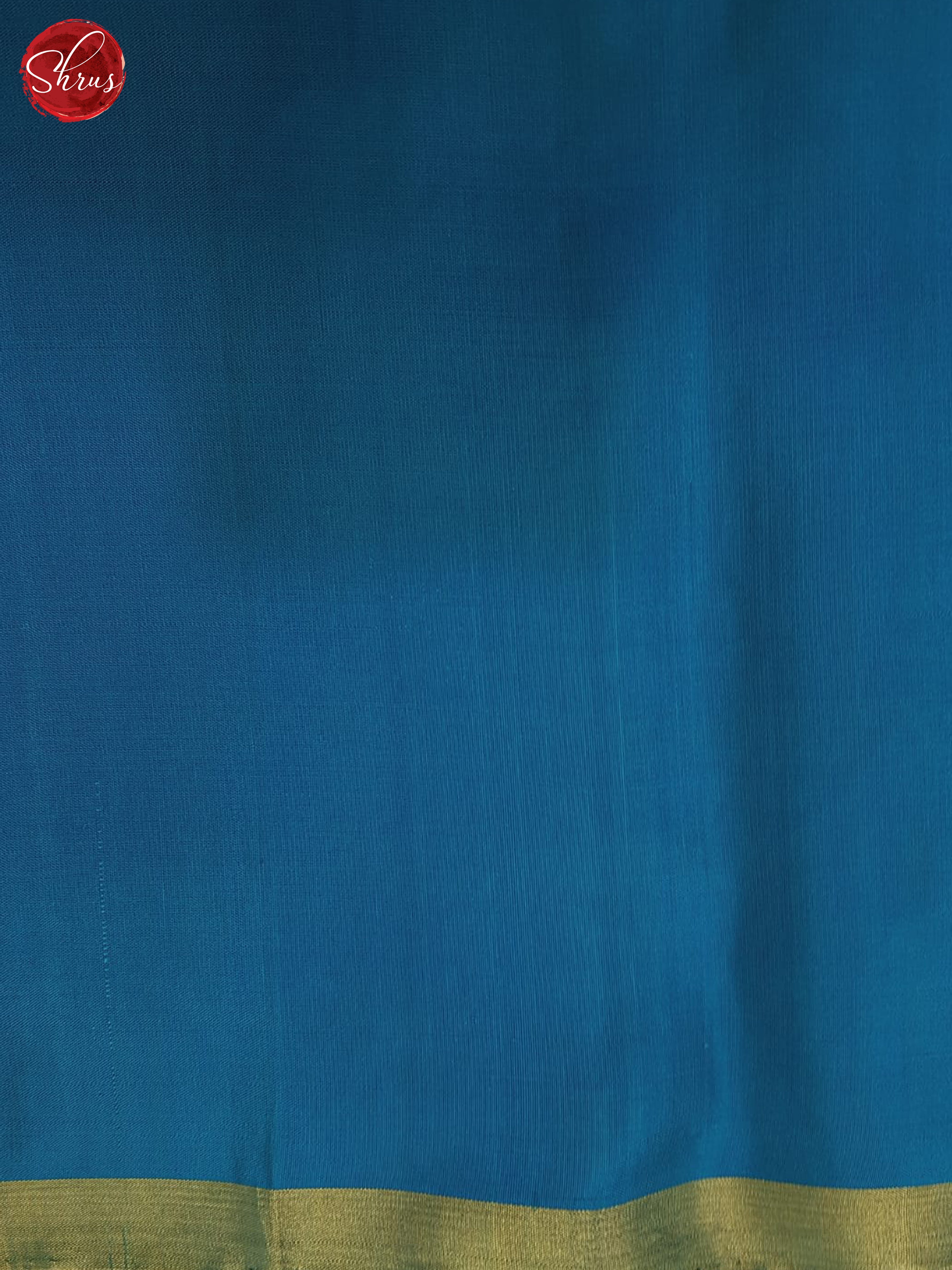 Lime Green & Blue - Soft Silk Saree - Shop on ShrusEternity.com