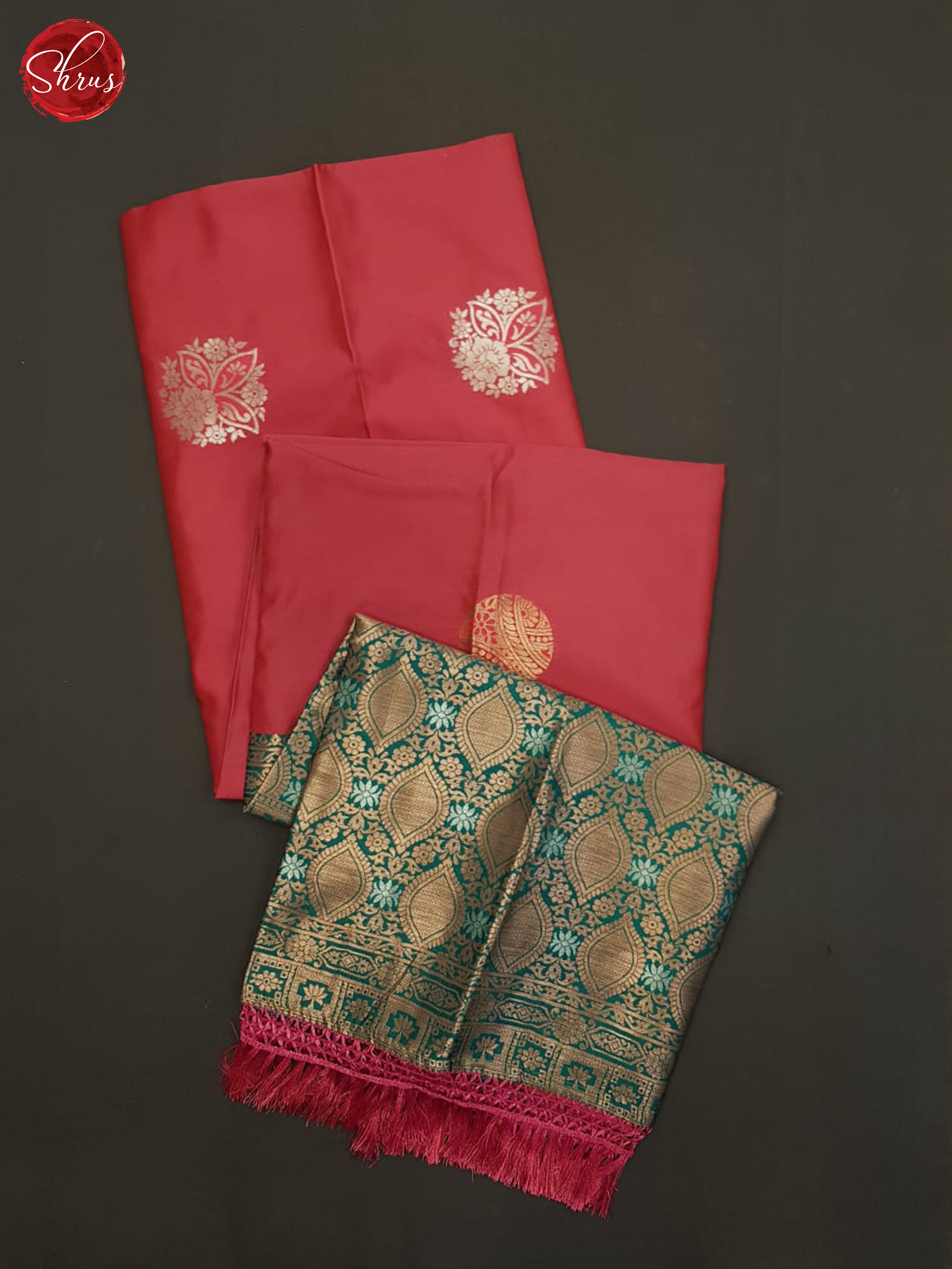 Pink And Green-Semi soft silk saree - Shop on ShrusEternity.com