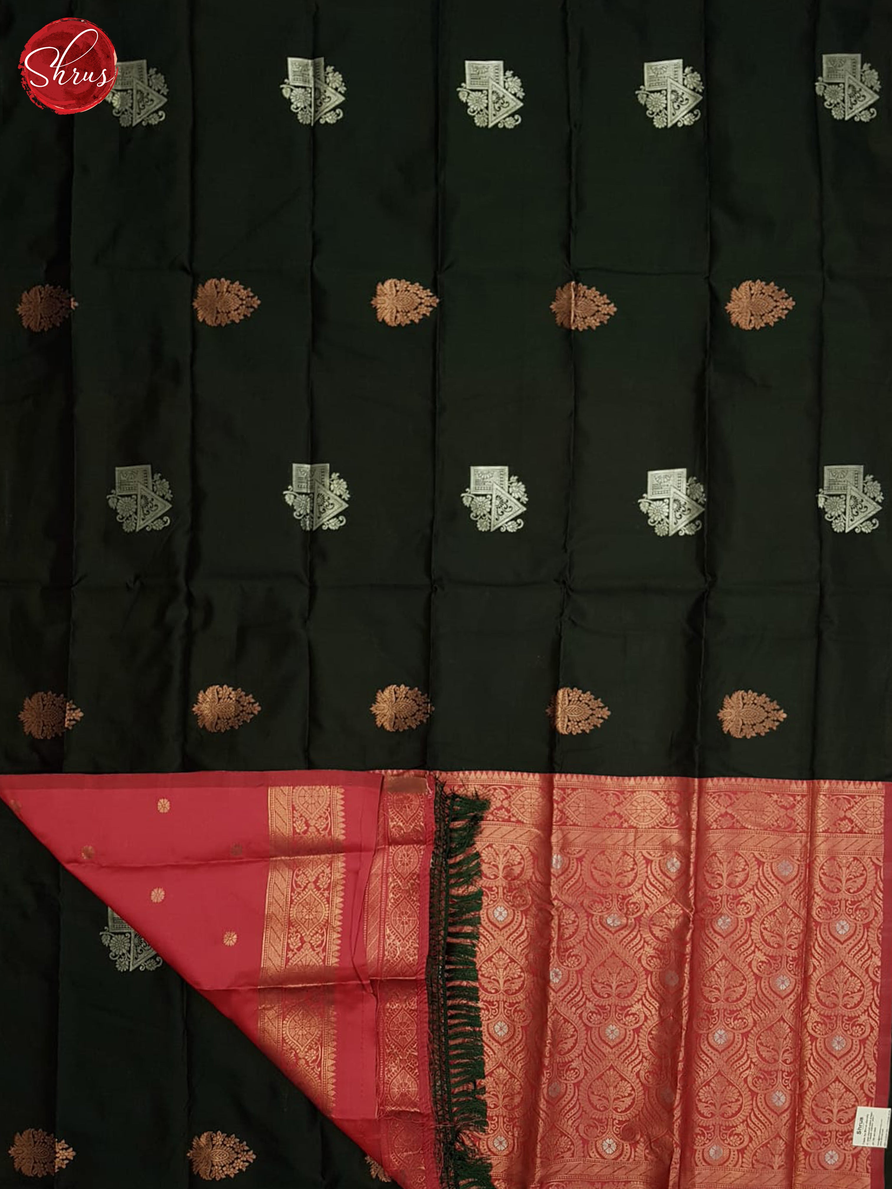 Green And Pink-Semi soft silk saree - Shop on ShrusEternity.com