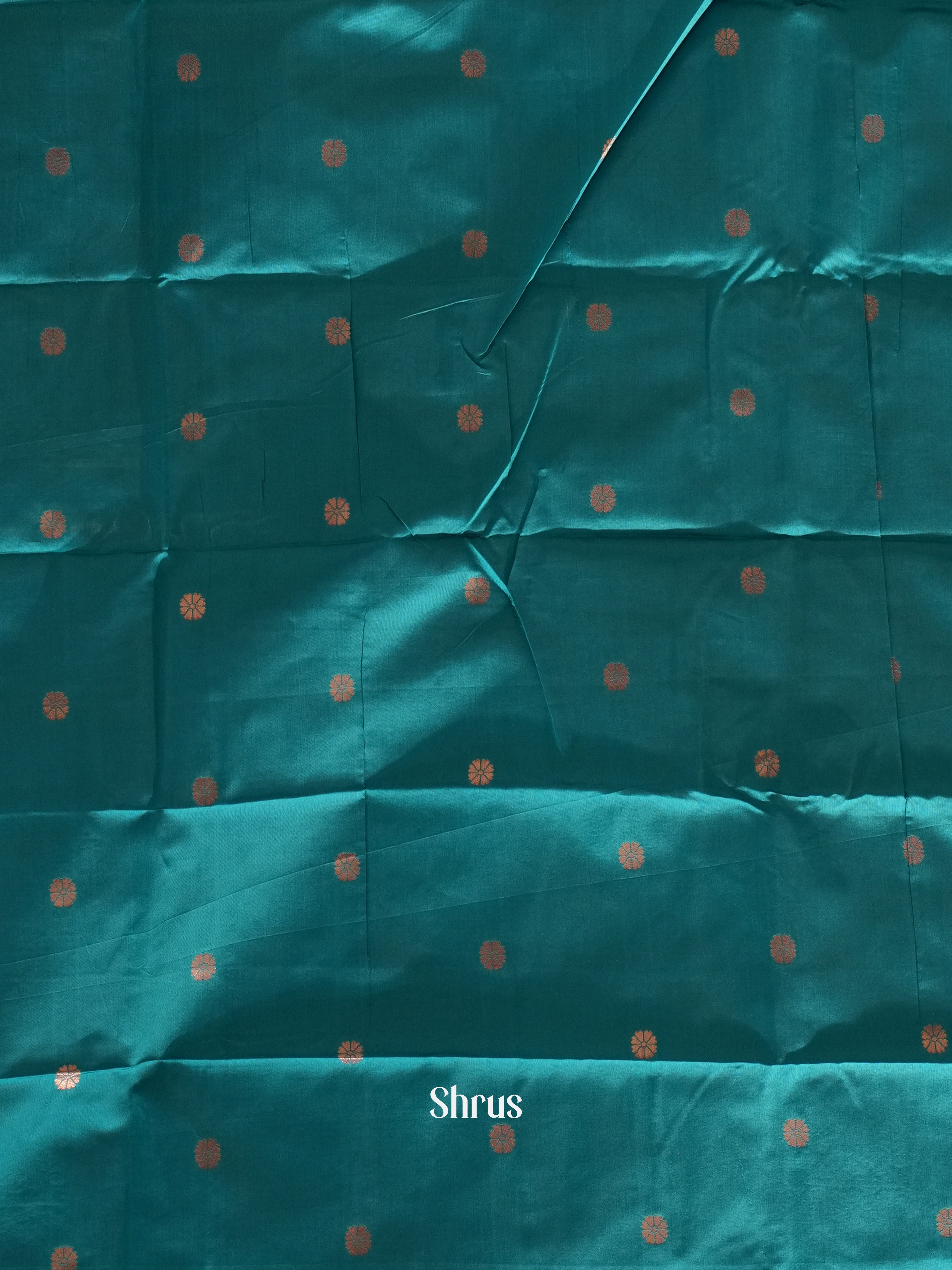 Blue And Peacock Green-Semi soft silk saree - Shop on ShrusEternity.com