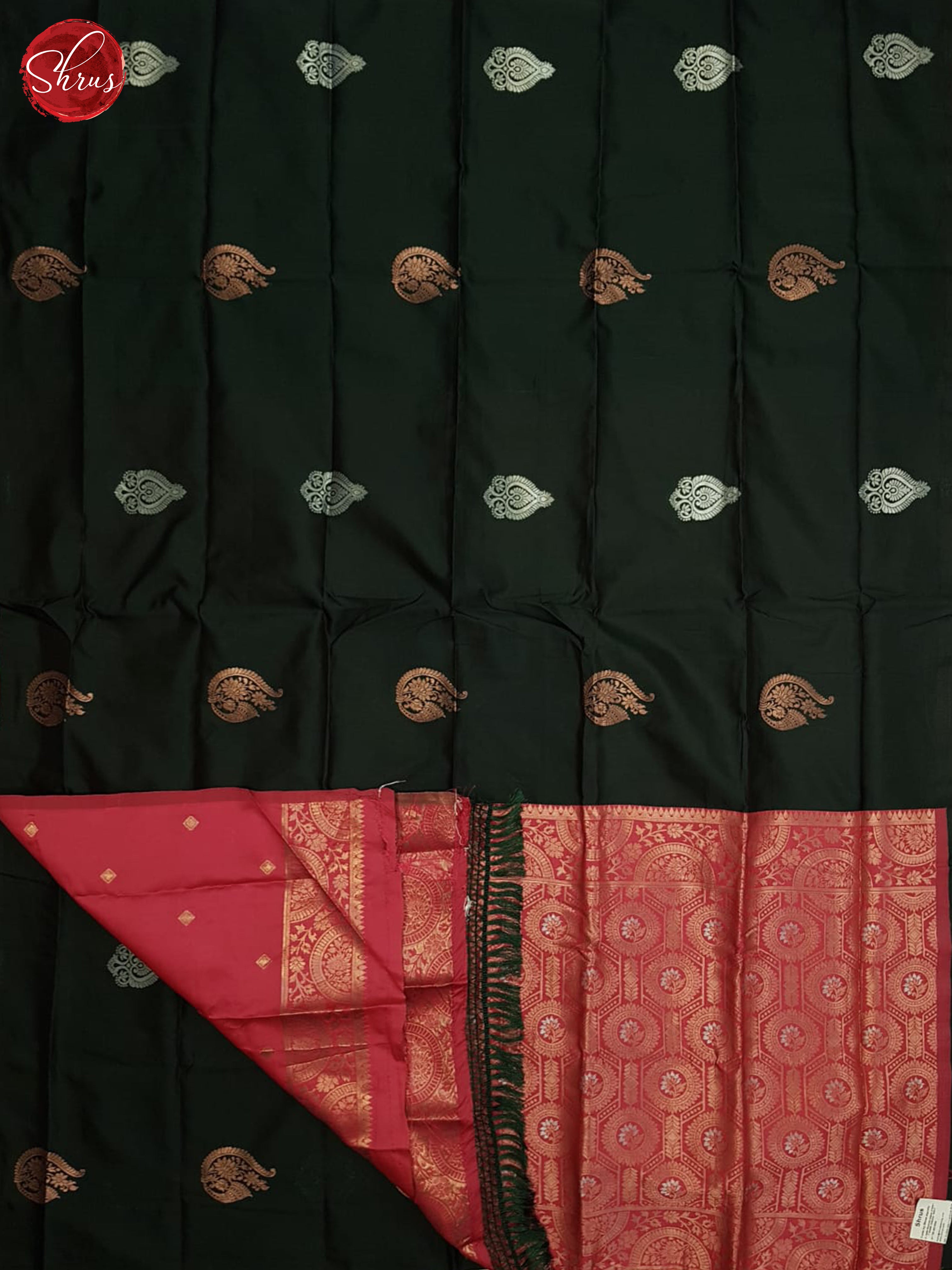 Green And Pink-Semi soft silk saree - Shop on ShrusEternity.com