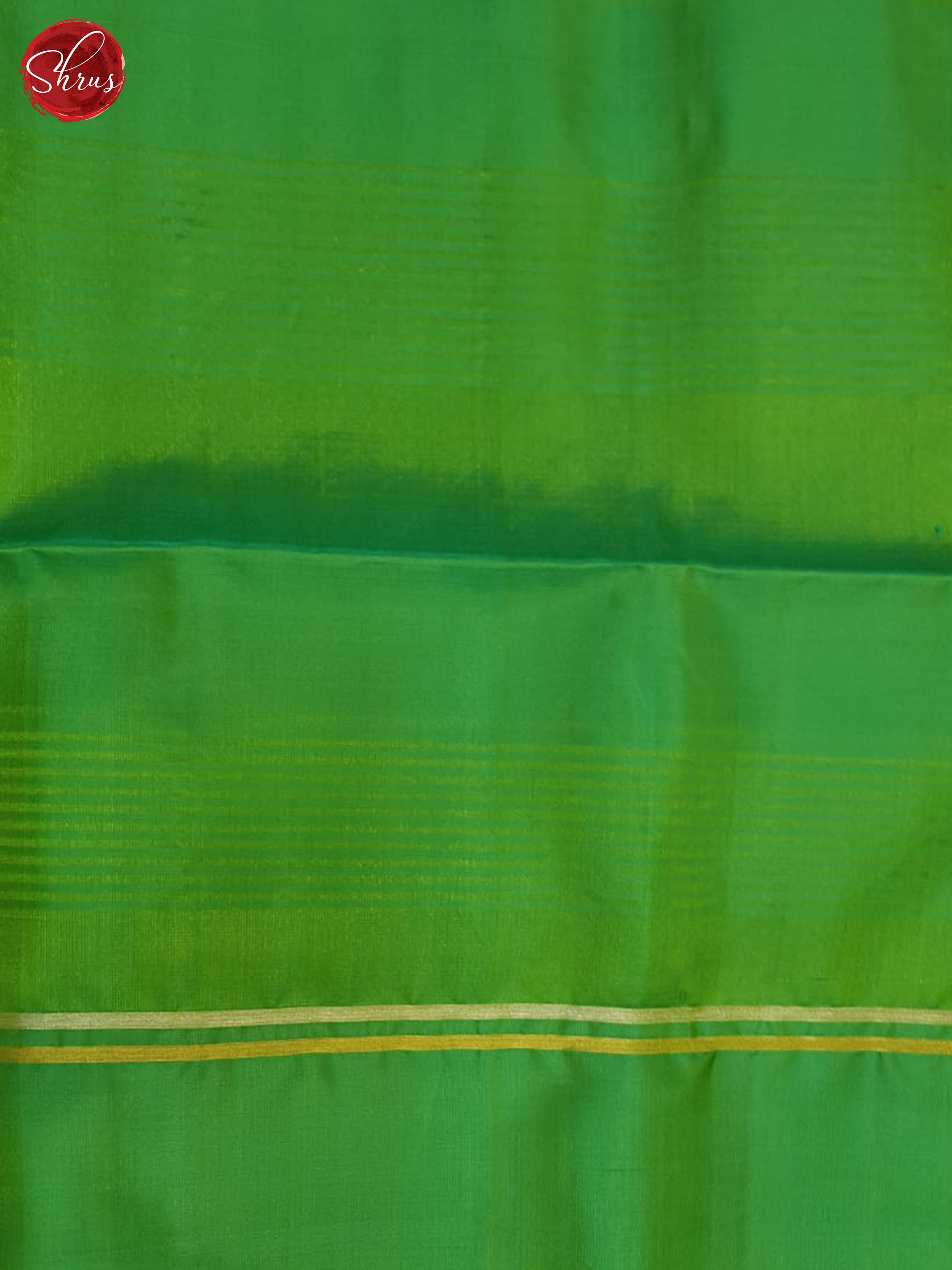 Orangish Pink & Green - Soft Silk Saree - Shop on ShrusEternity.com