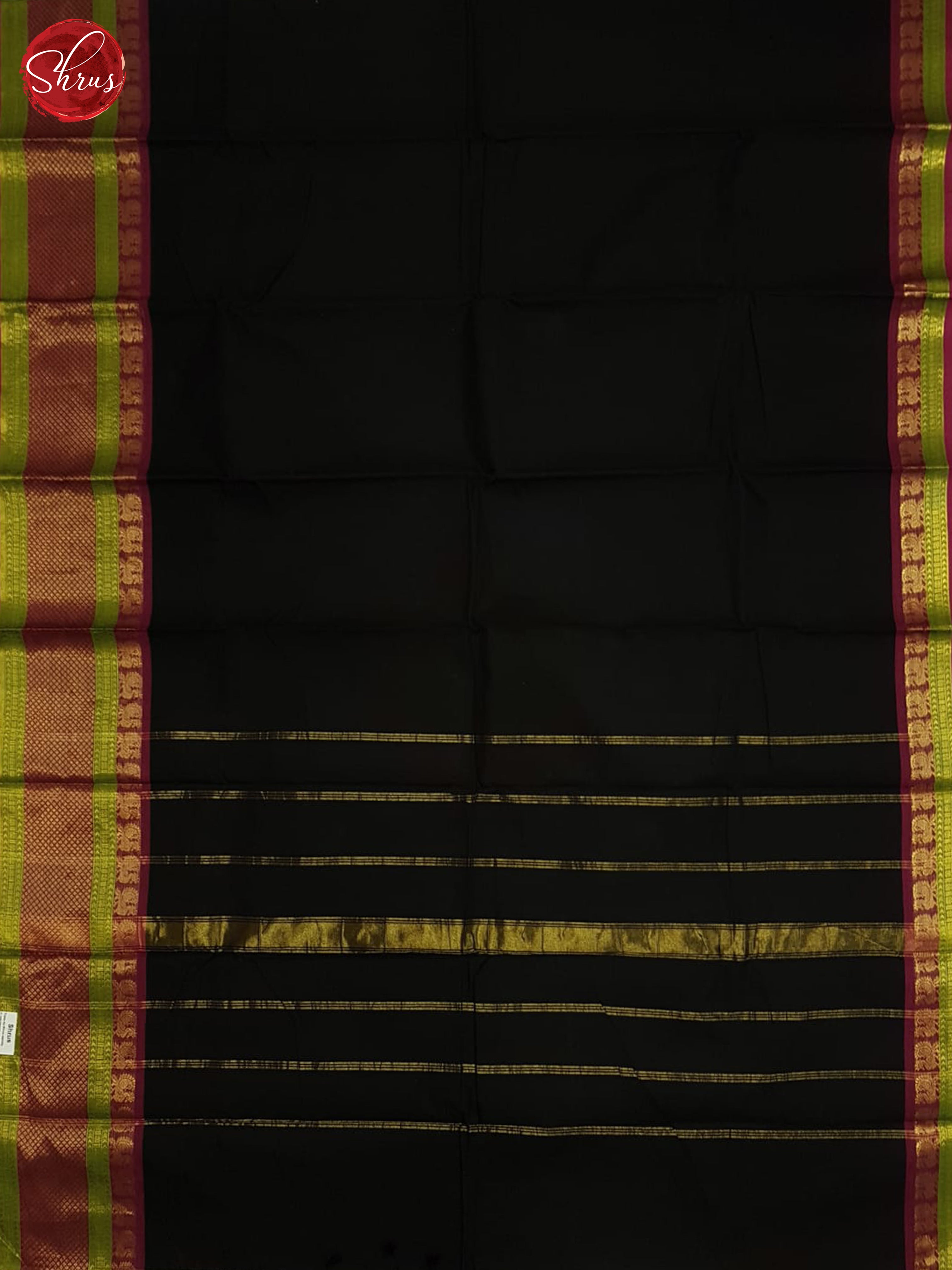 Black And Pink- Chettinad cotton Saree - Shop on ShrusEternity.com