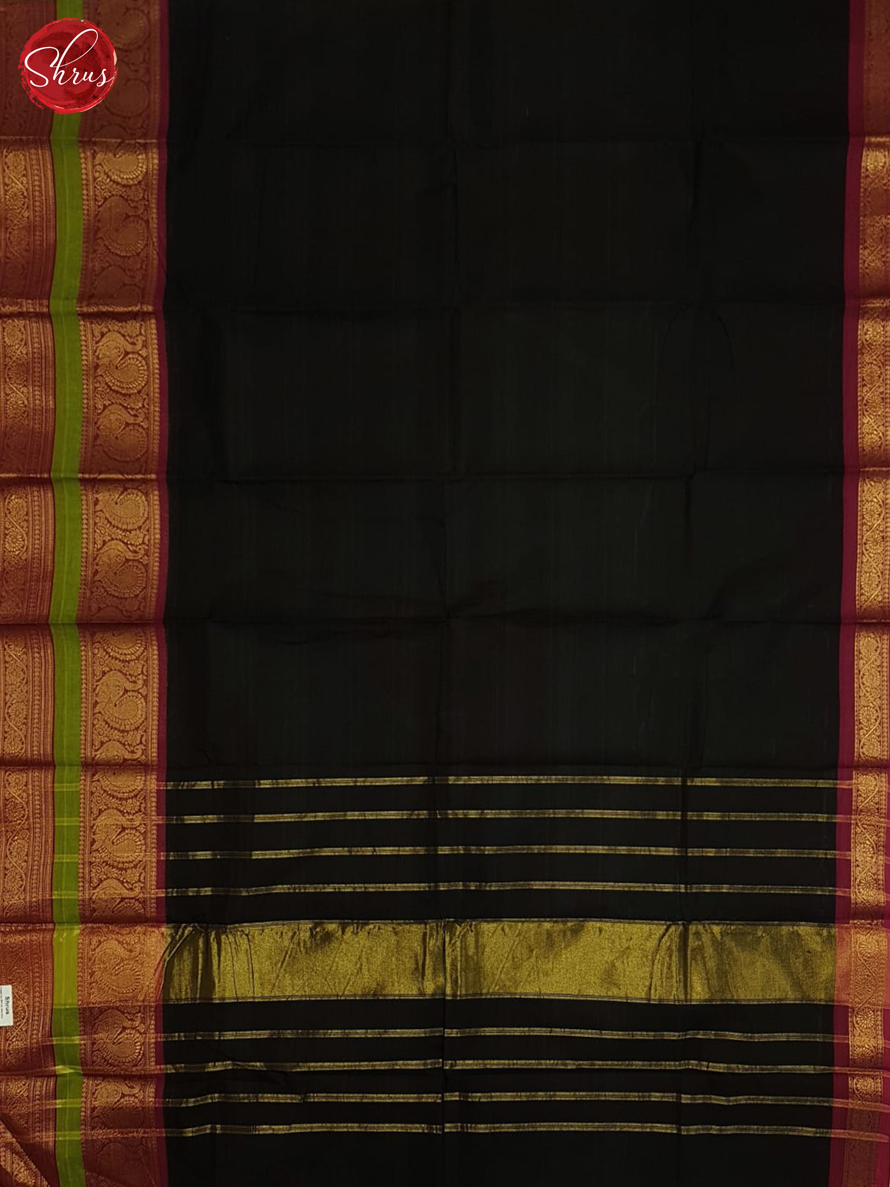 Black And Pink -Chettinad Cotton Saree - Shop on ShrusEternity.com