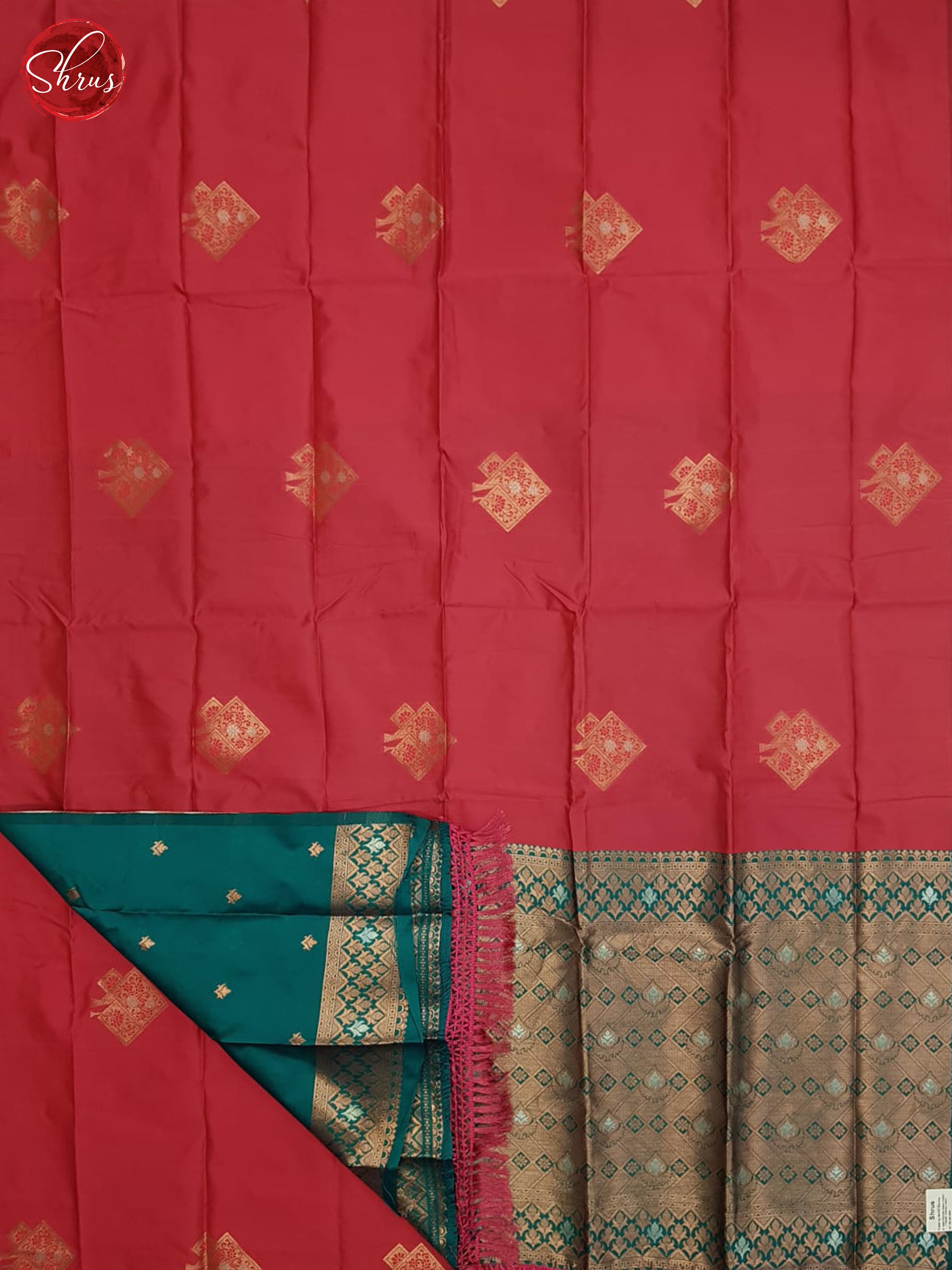 Pink And Green-Semi soft silk saree - Shop on ShrusEternity.com