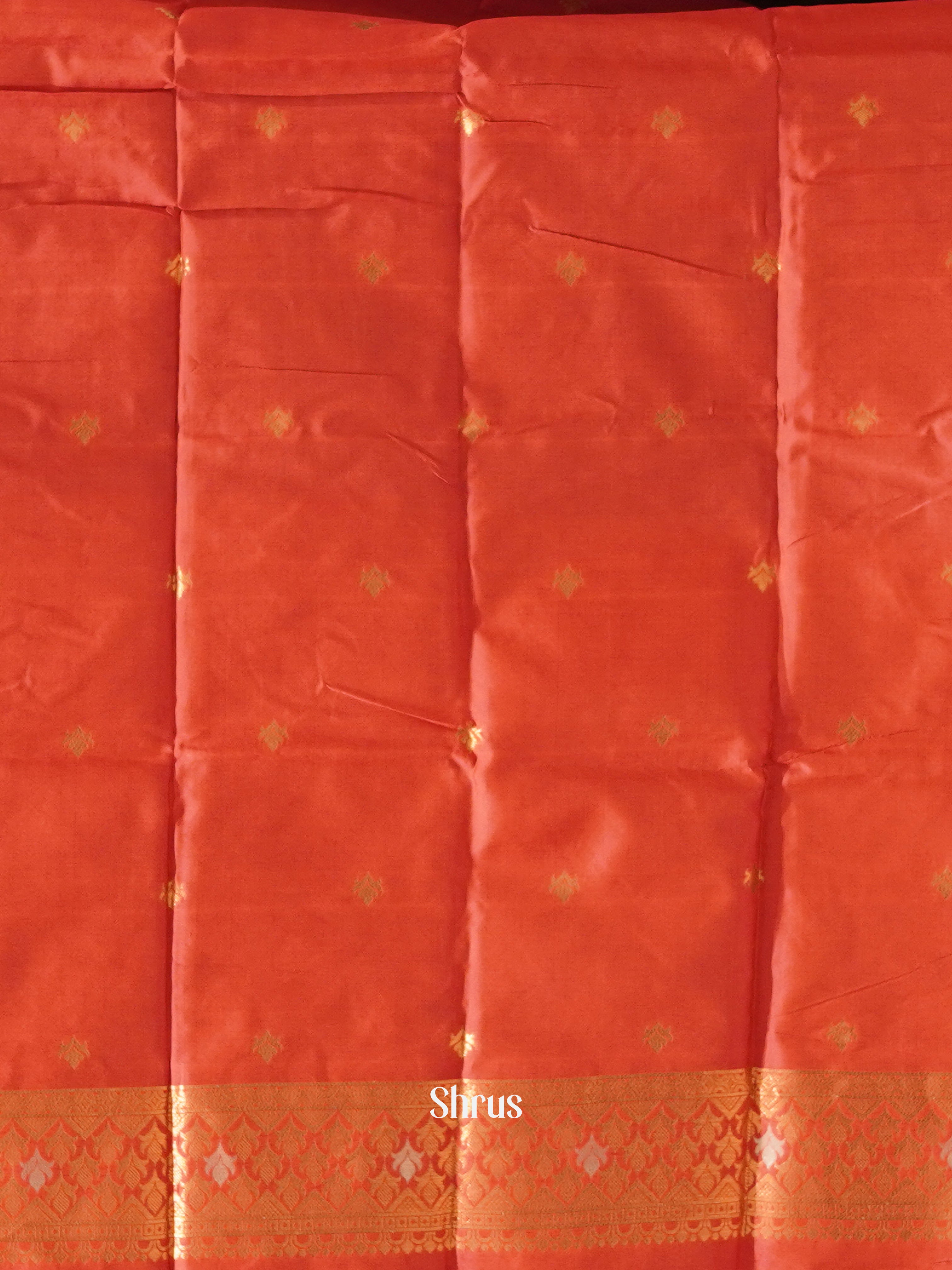 Green And Pink-Semi soft silk saree - Shop on ShrusEternity.com