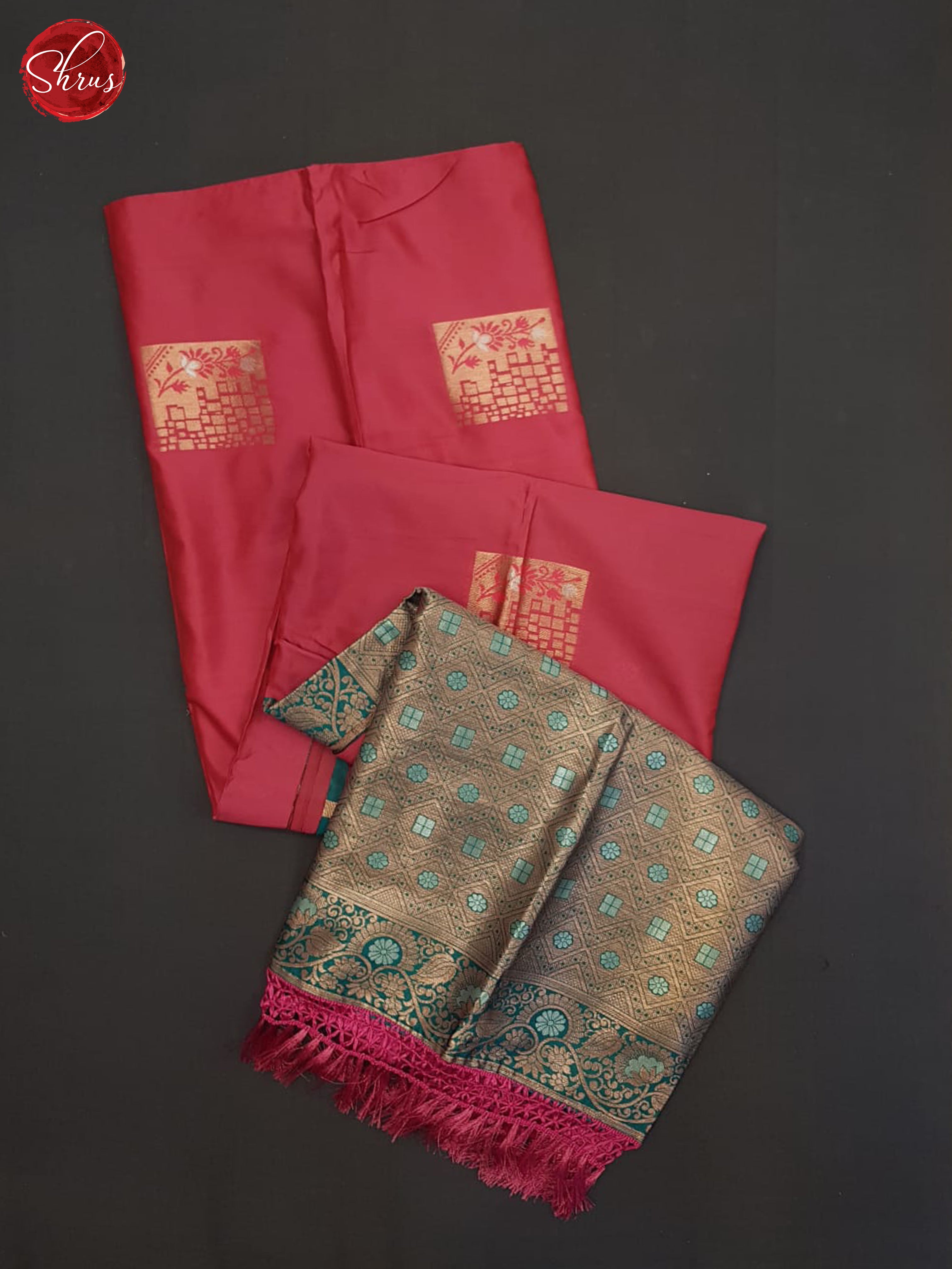 Pink And Green-semi soft silk saree - Shop on ShrusEternity.com