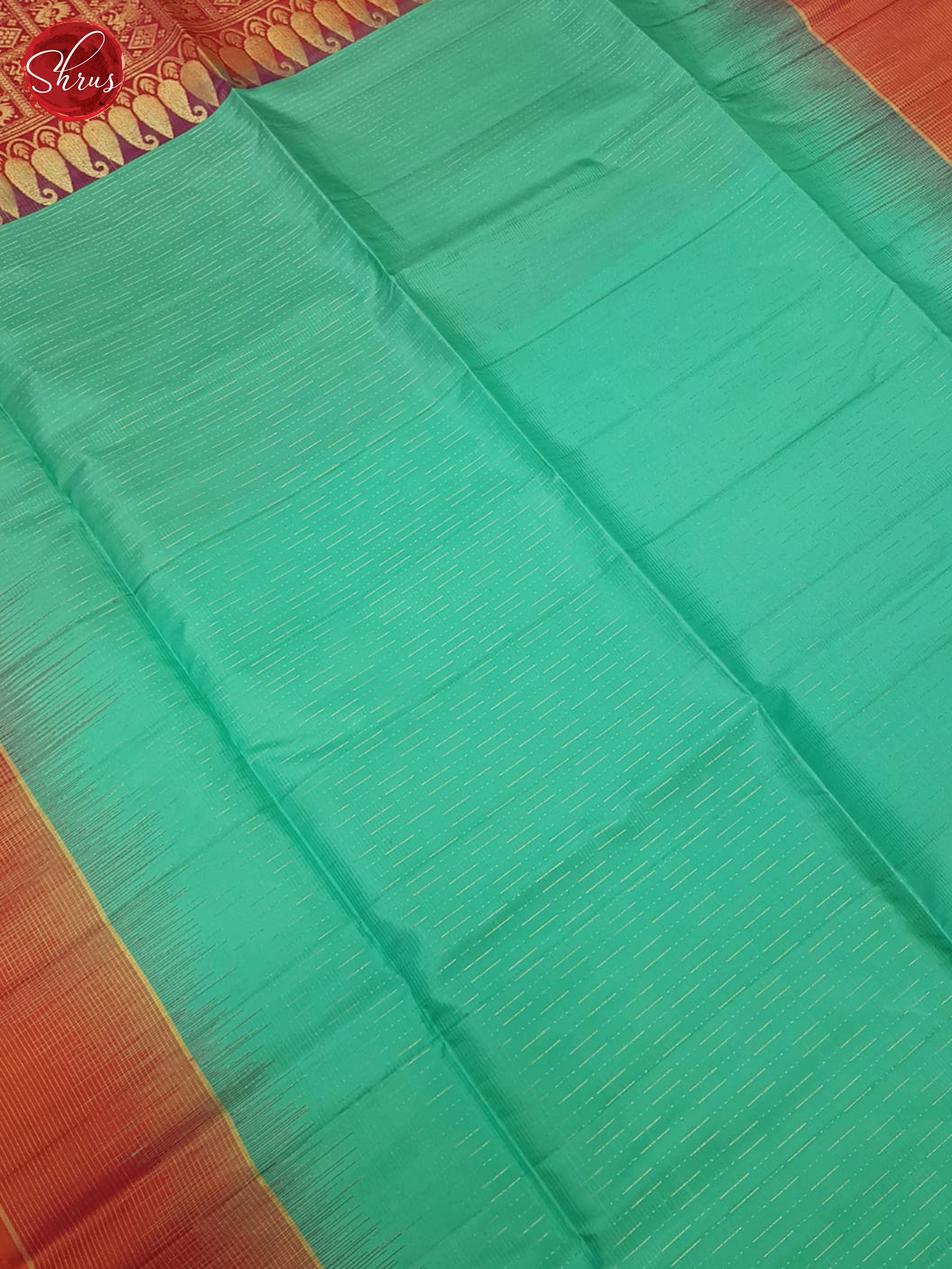 Green And Pink-Soft silk Saree - Shop on ShrusEternity.com