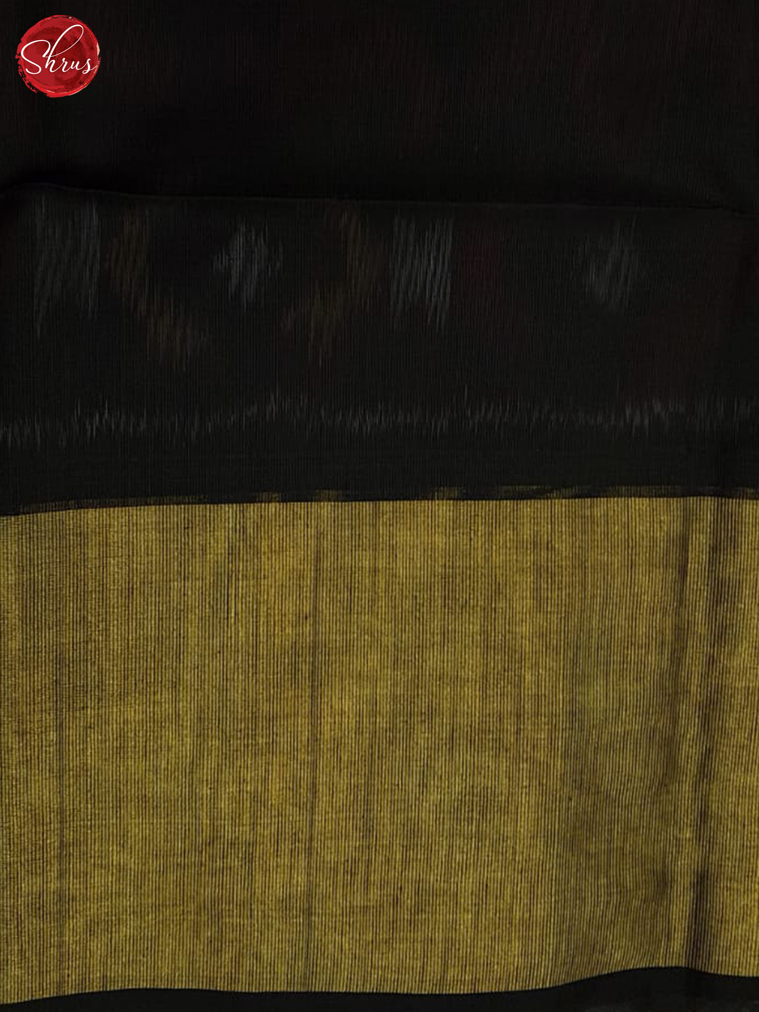 Green And Black-Pochampally Silk Cotton Saree - Shop on ShrusEternity.com