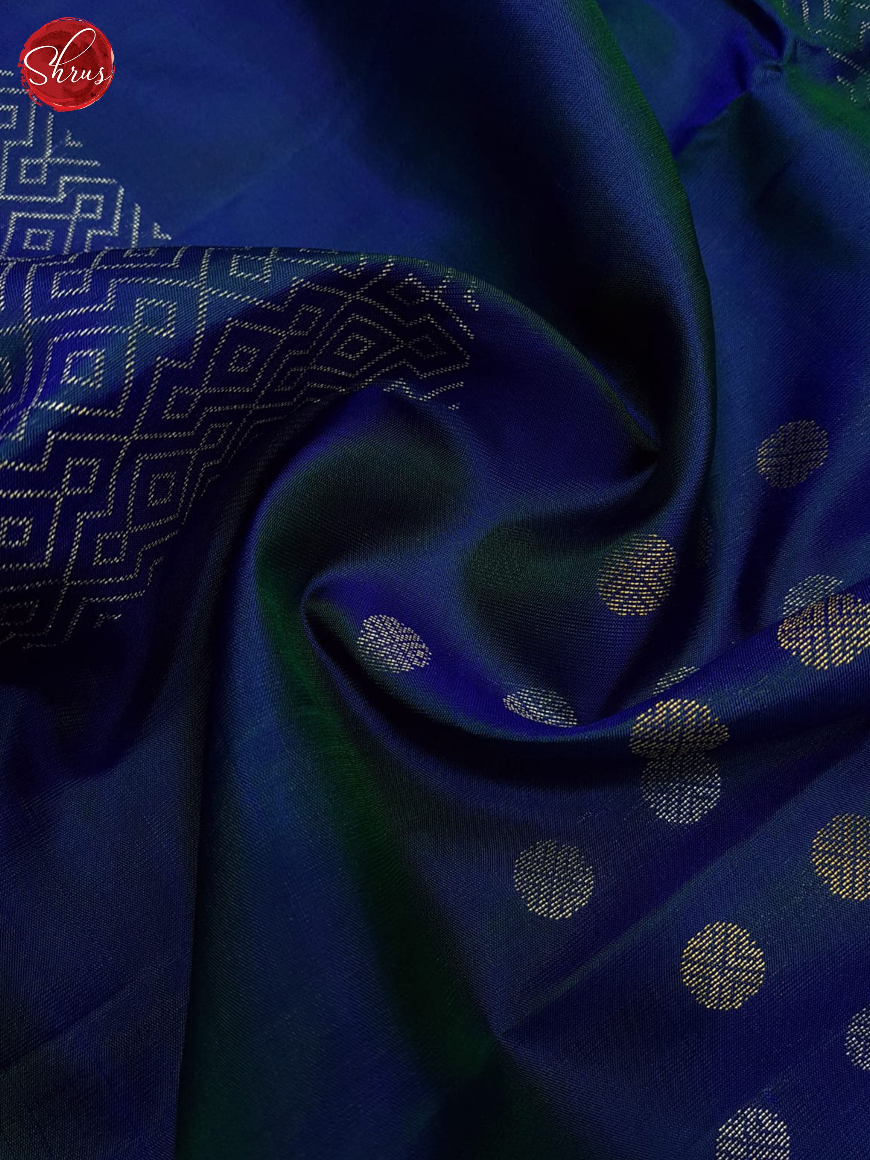 Blue and Red - Soft Silk Saree - Shop on ShrusEternity.com