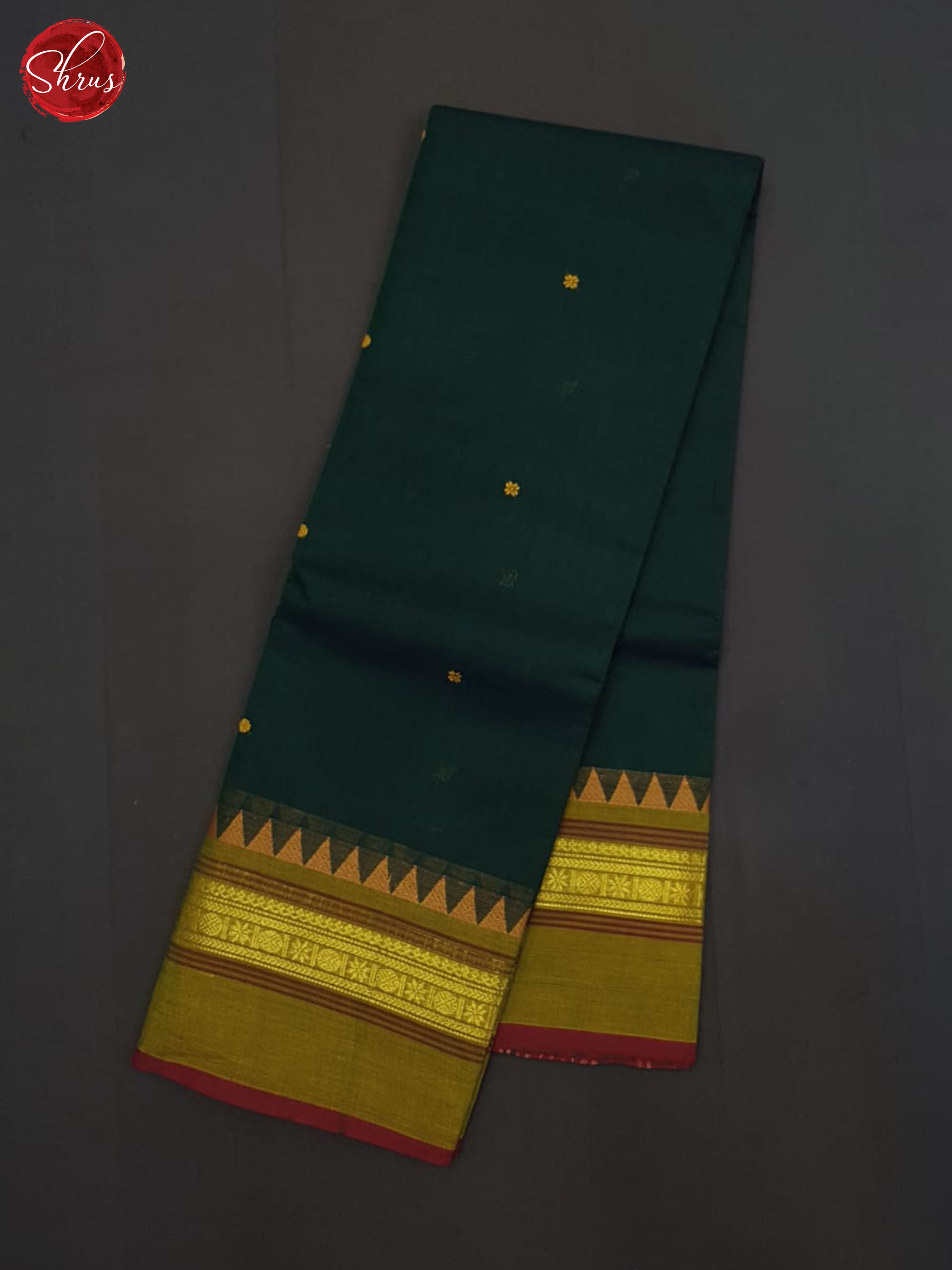 Green and Maroon - Chettinad Cotton Saree - Shop on ShrusEternity.com