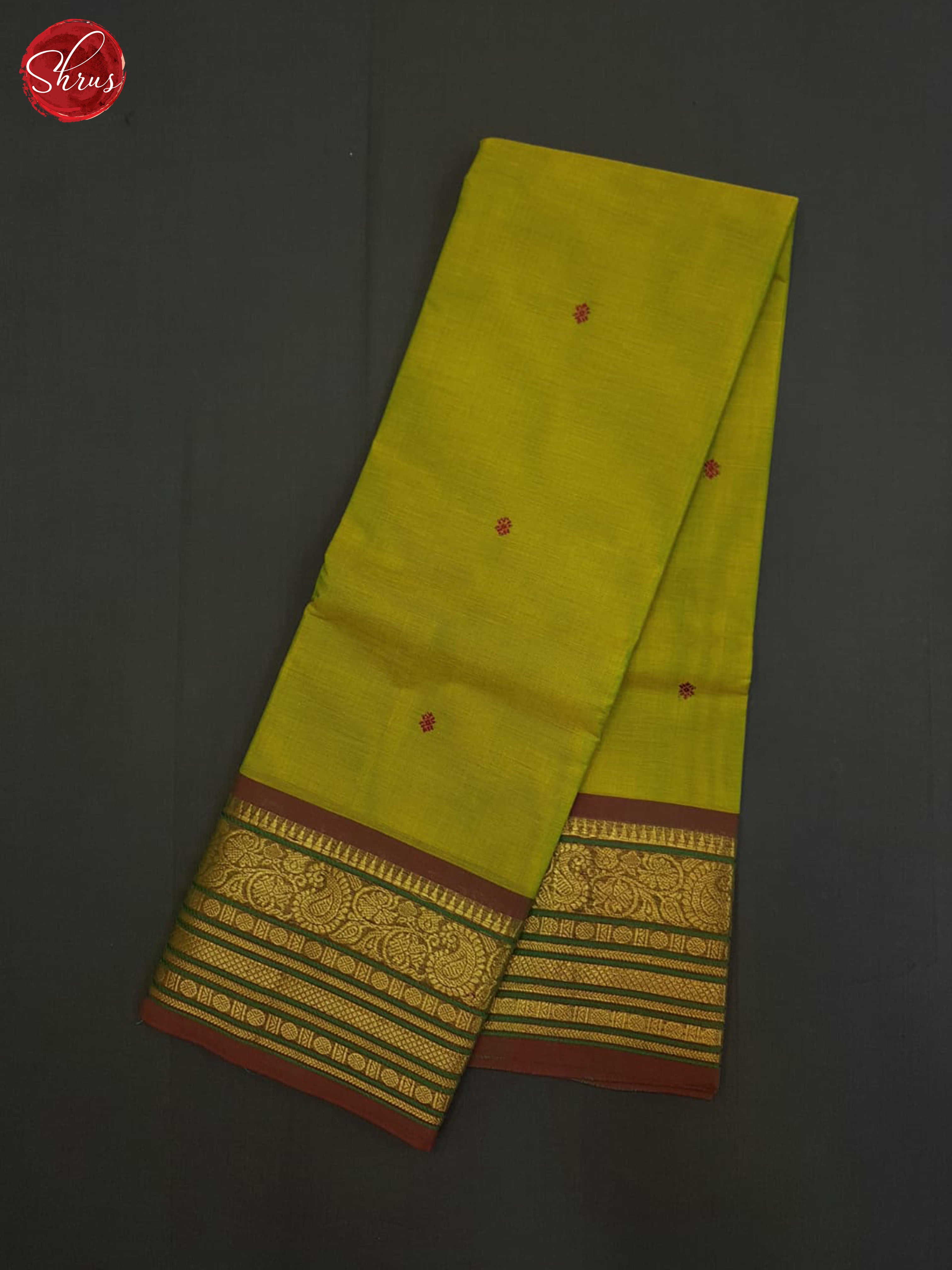 Green And Maroon- Chettinad cotton Saree - Shop on ShrusEternity.com