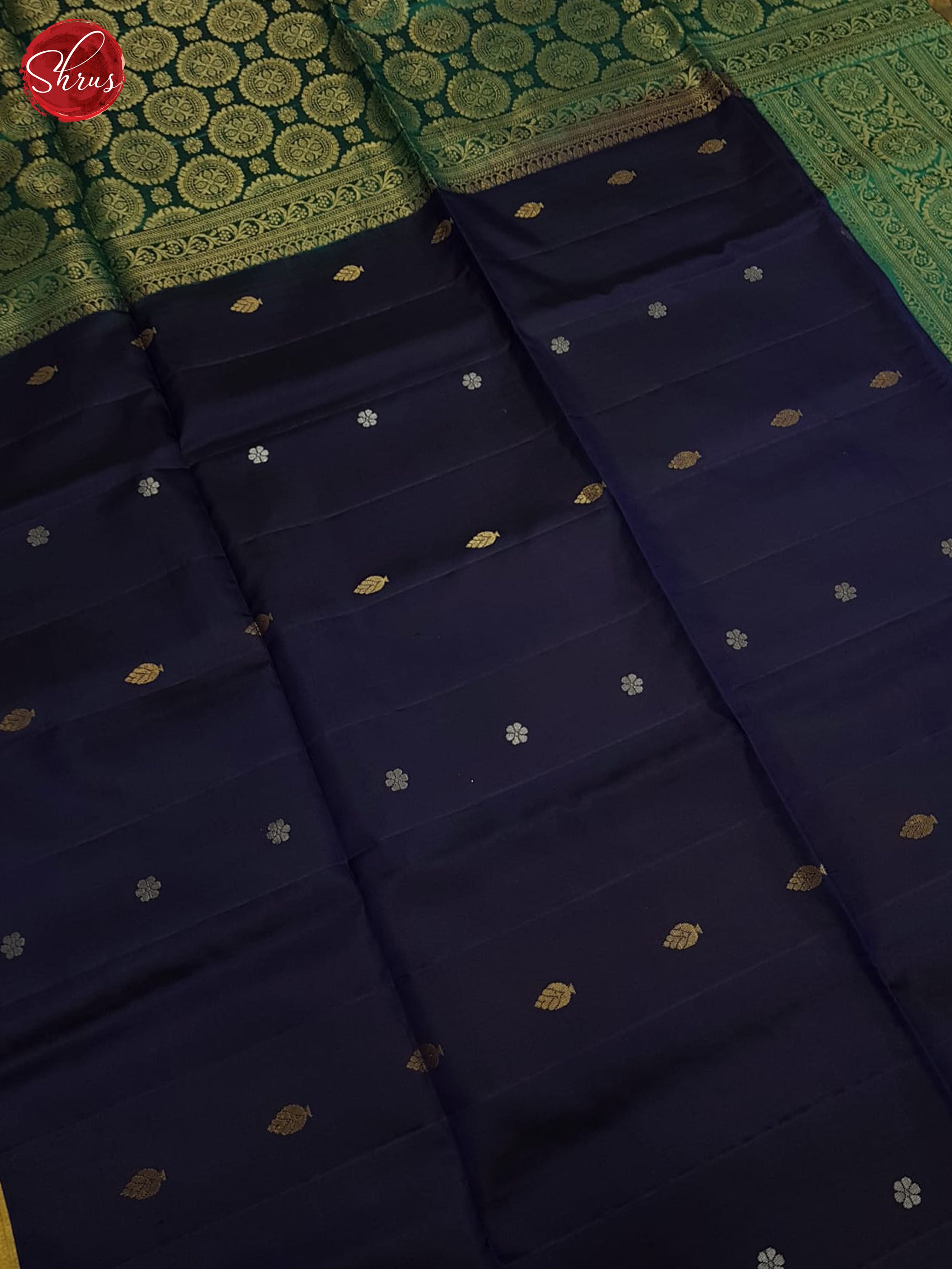 Blue and Green - Soft Silk Saree - Shop on ShrusEternity.com