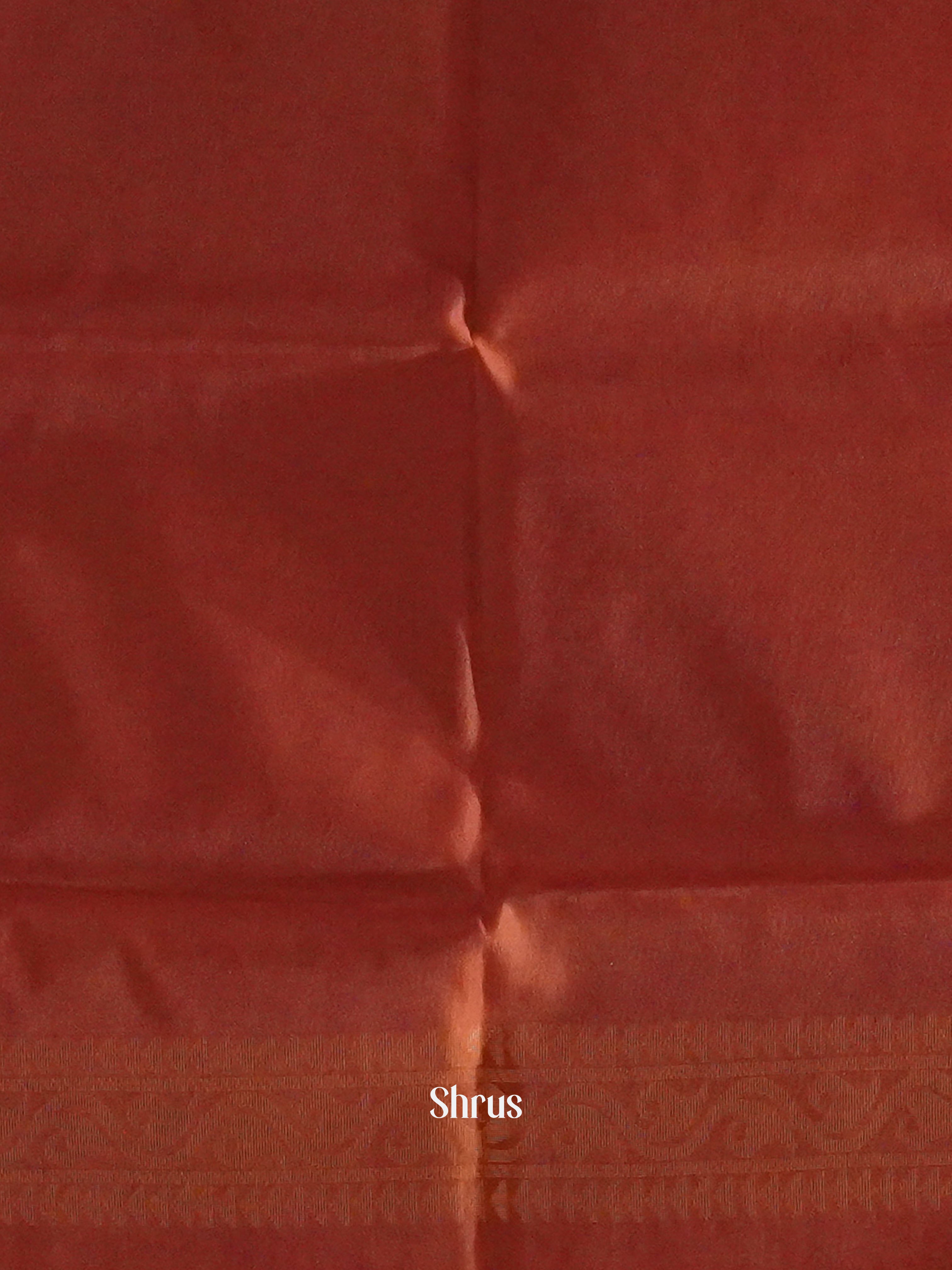 Blue And Arakku Maroon-Semi soft silk saree - Shop on ShrusEternity.com