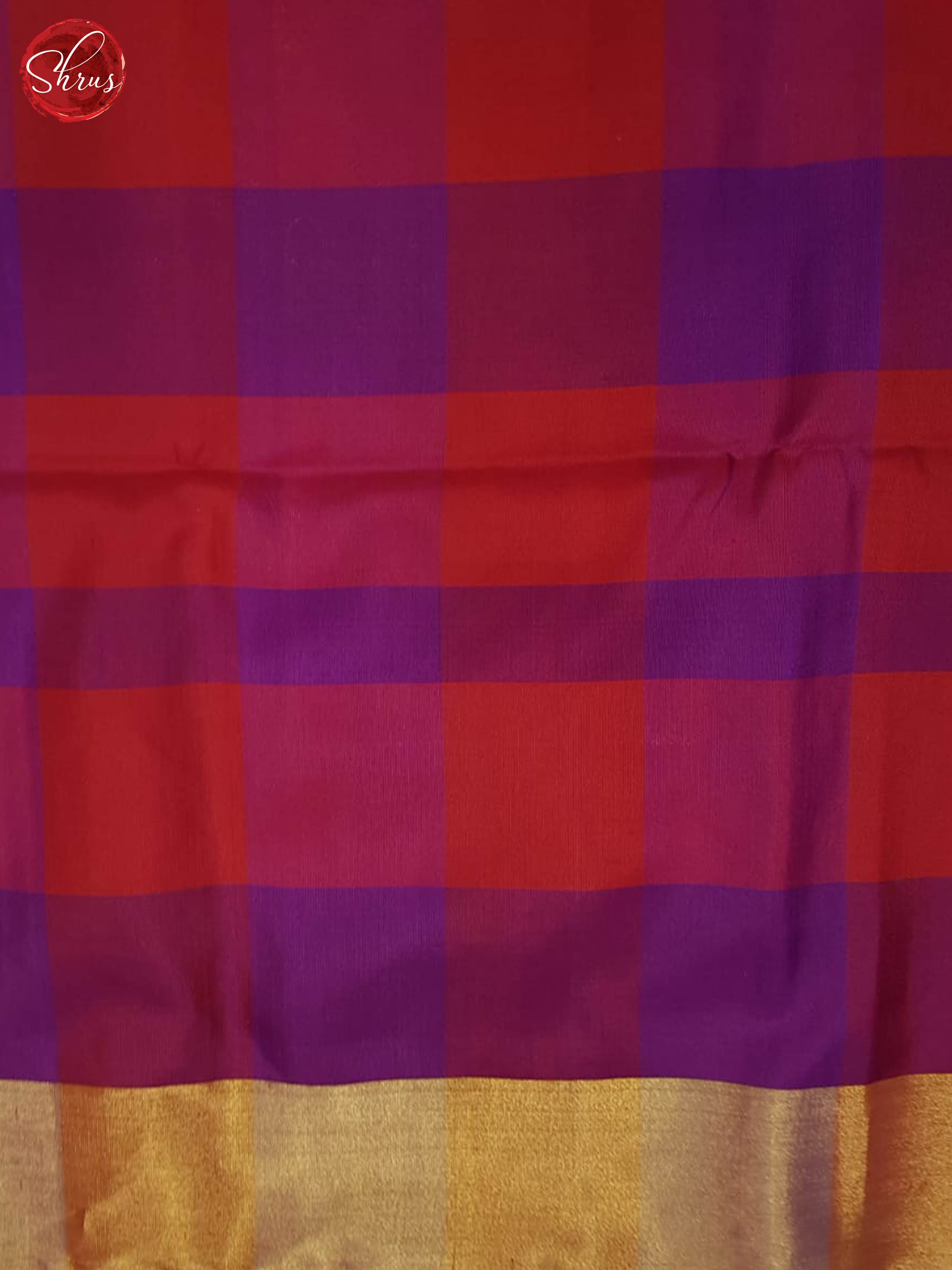 Cream And Red-Soft silk saree - Shop on ShrusEternity.com