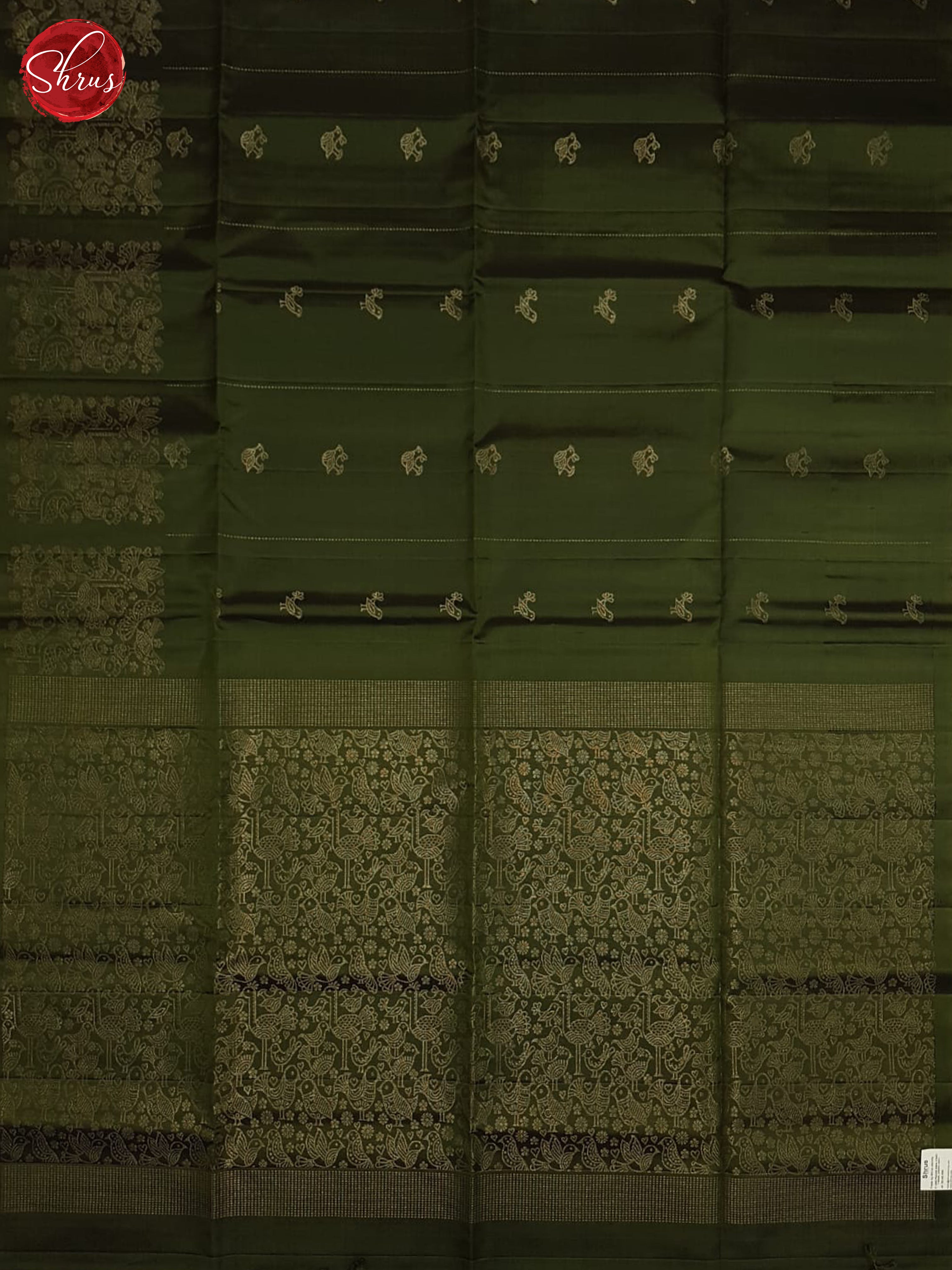 Green - Soft silk Saree - Shop on ShrusEternity.com