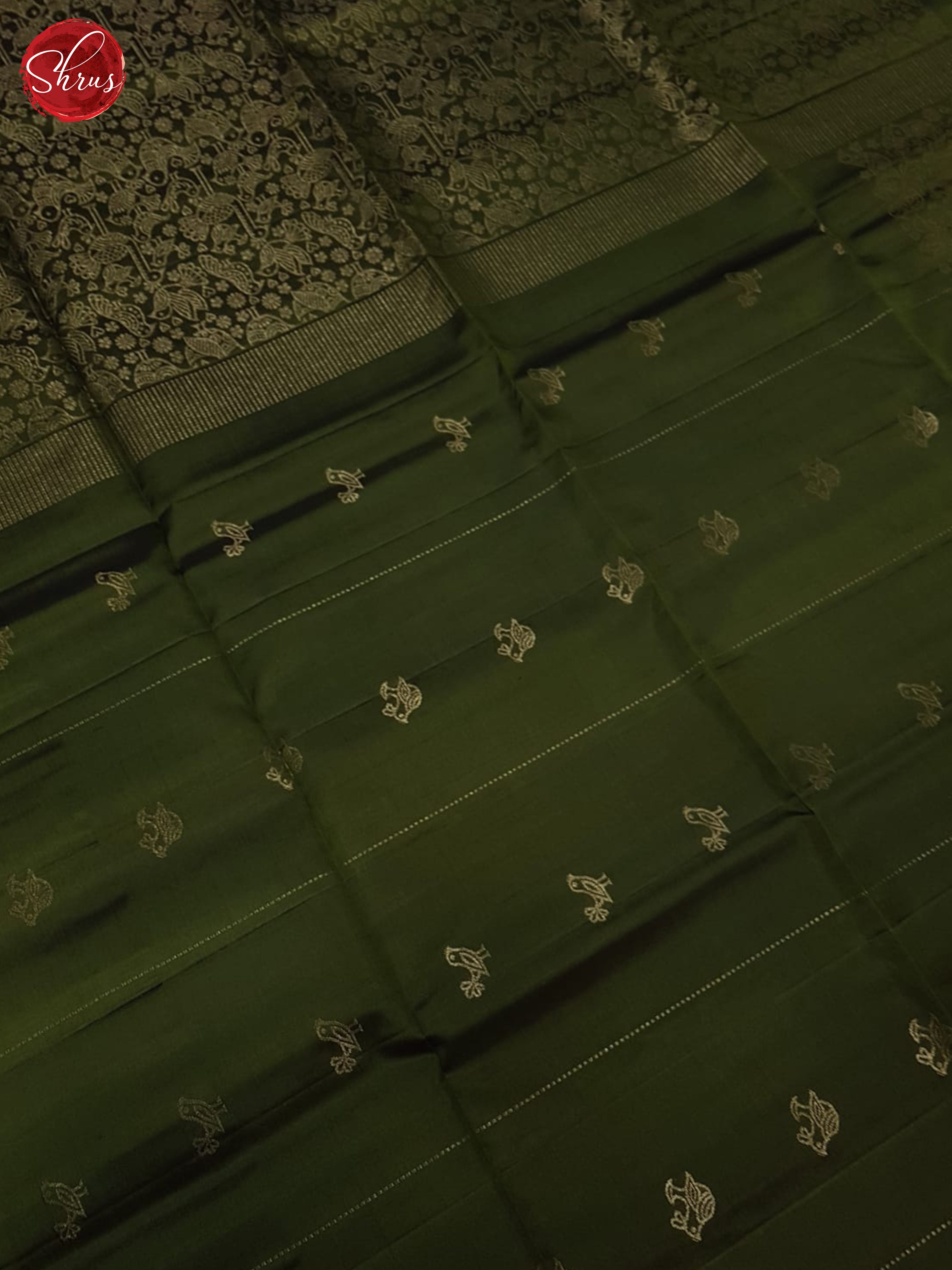 Green - Soft silk Saree - Shop on ShrusEternity.com