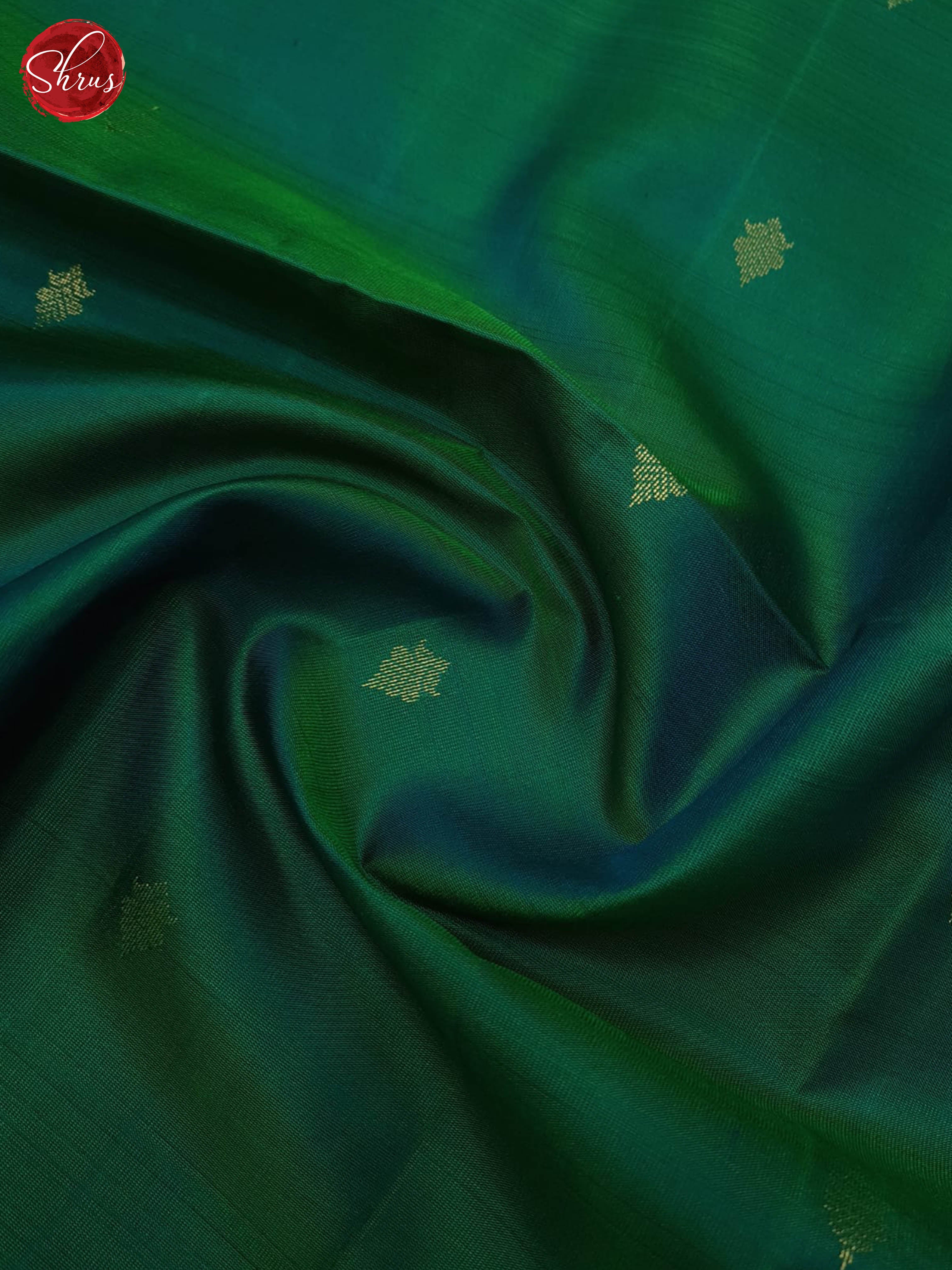 Green And Purple-Soft silk saree - Shop on ShrusEternity.com