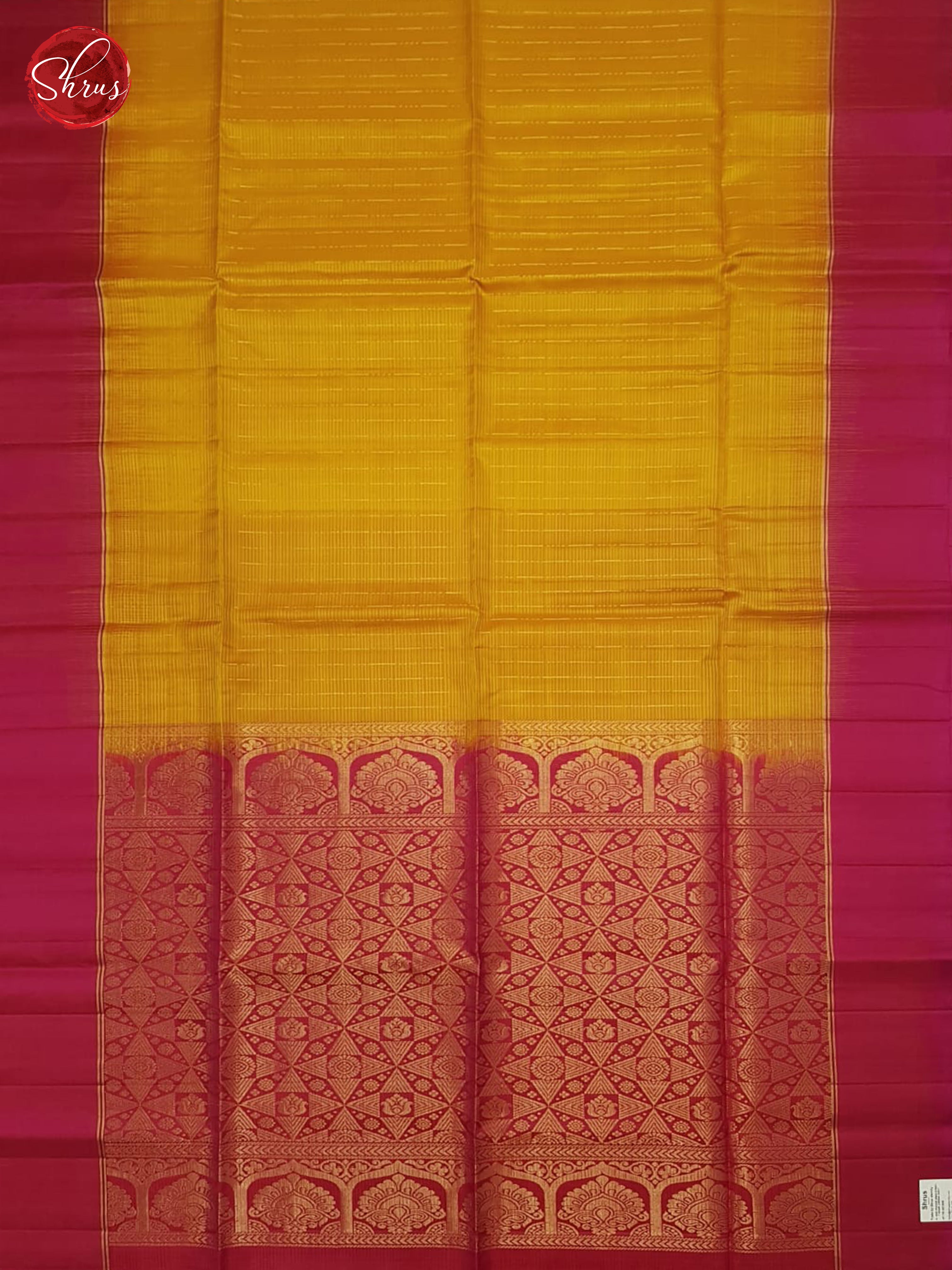 Yellow And Pink-Soft Silk Saree - Shop on ShrusEternity.com