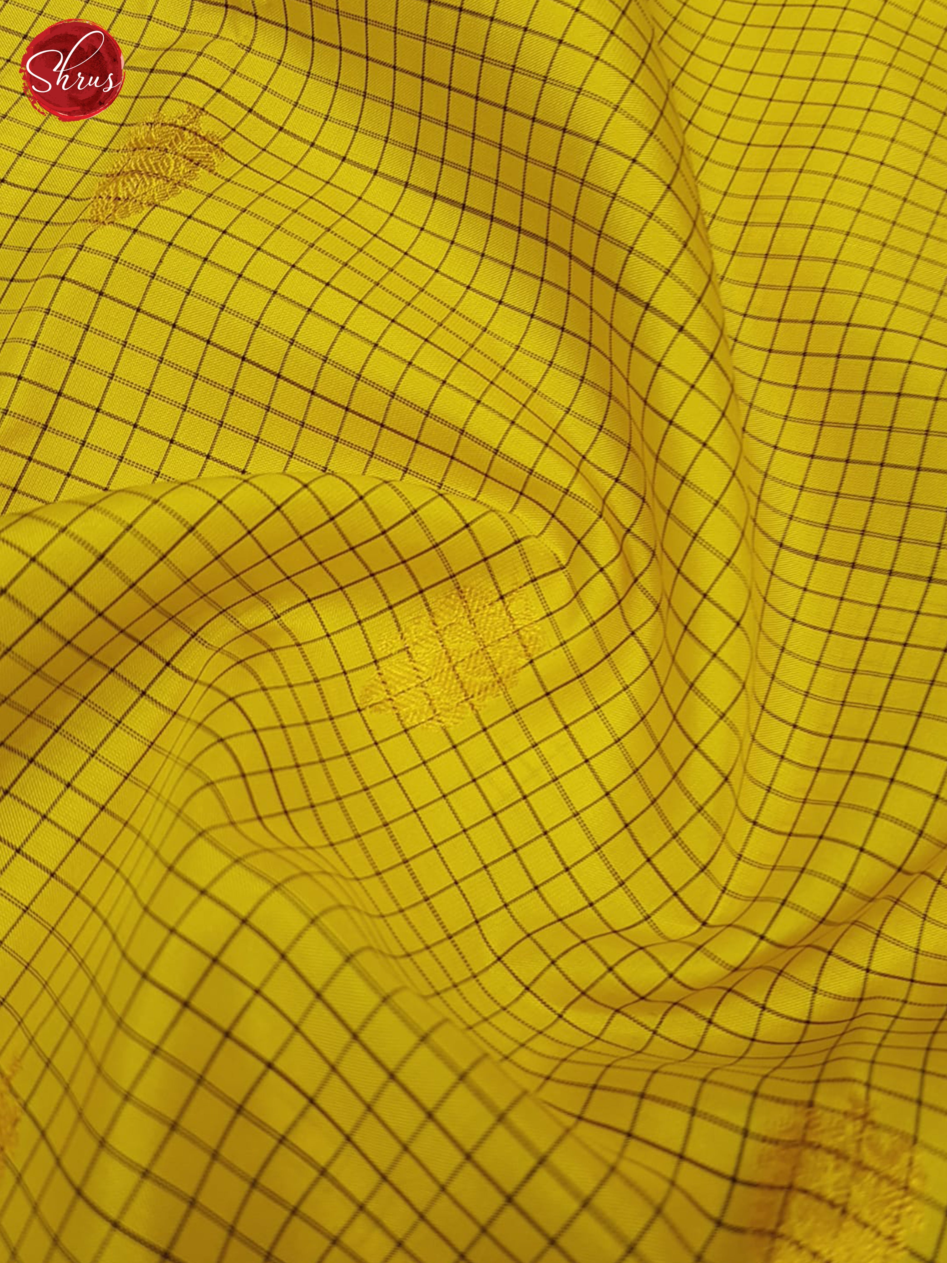Yellow And Brown- Gadwal Silk Saree - Shop on ShrusEternity.com