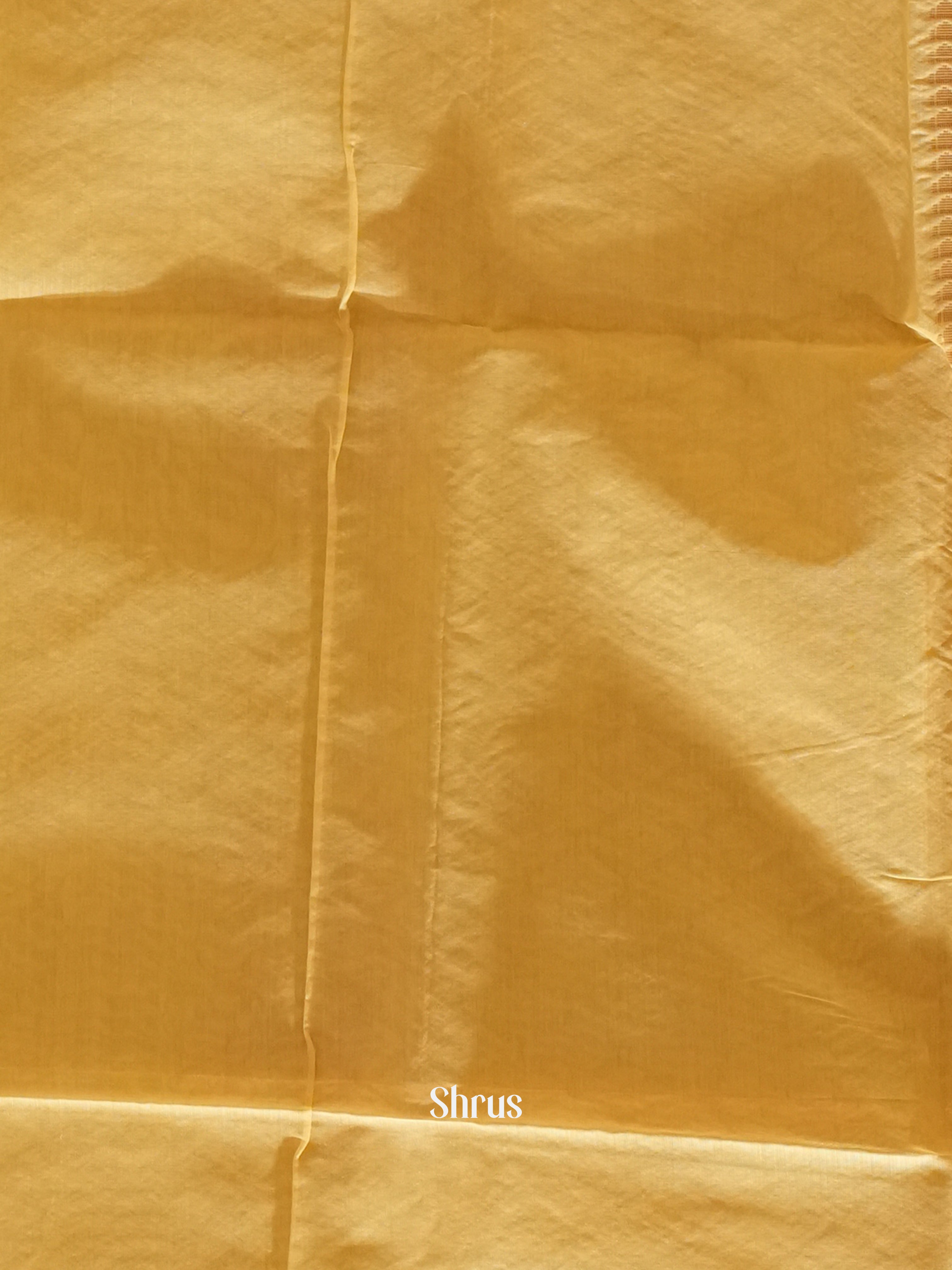 Light Apple Green and Beige-Semi Silk Cotton saree - Shop on ShrusEternity.com