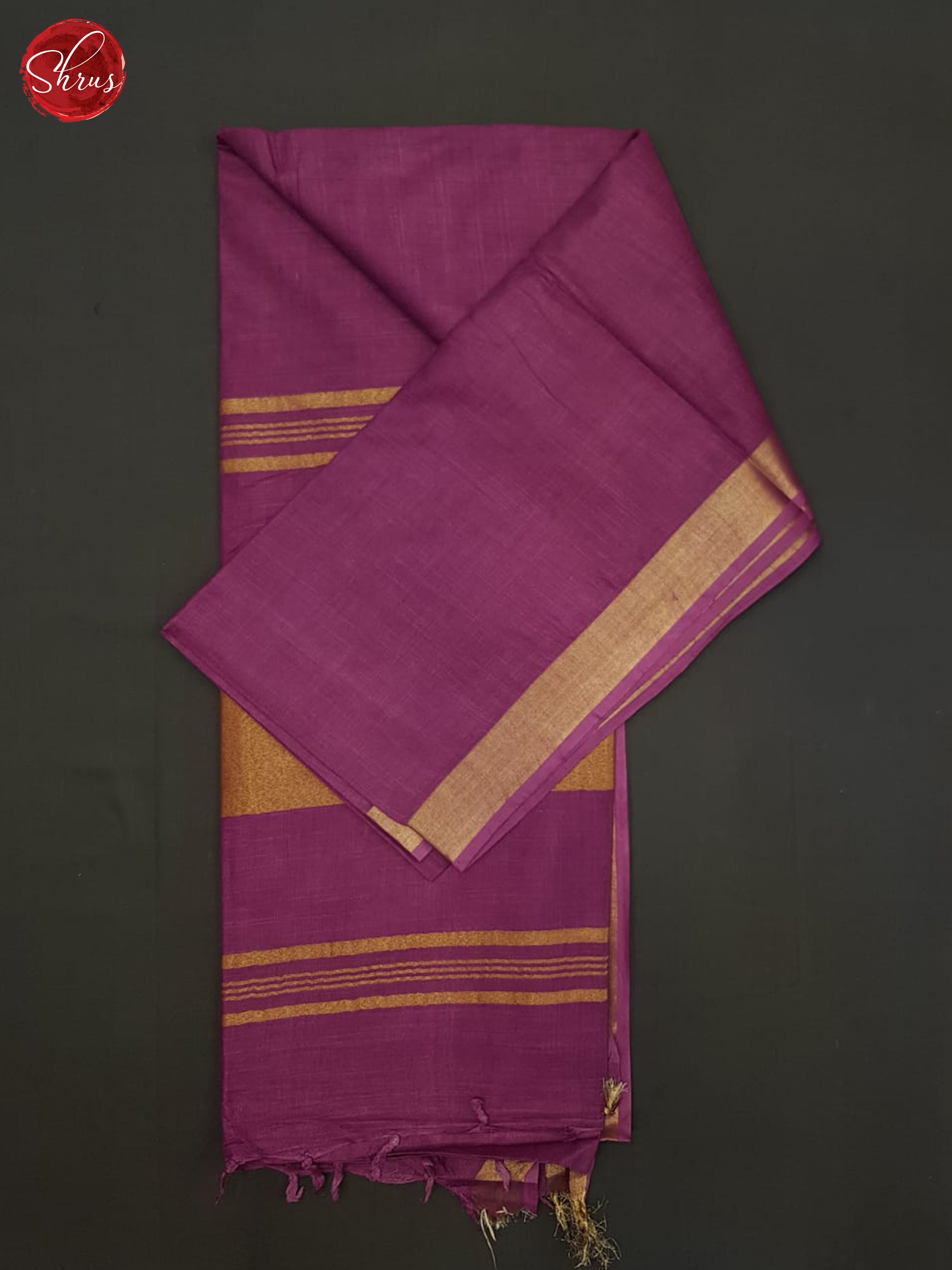 Pink(Single tone)- Linen Cotton Saree - Shop on ShrusEternity.com