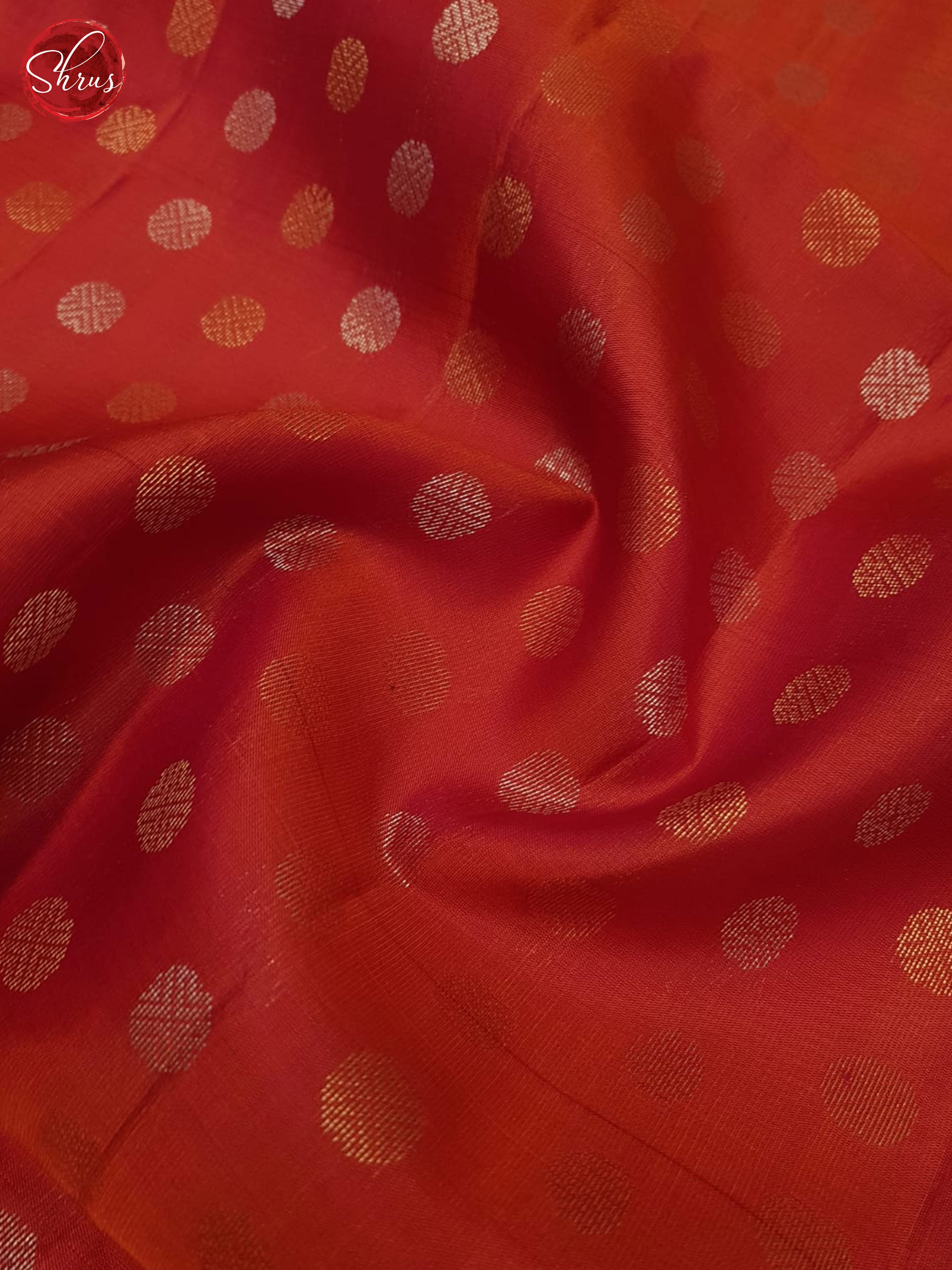 Red and green - Soft Silk Saree - Shop on ShrusEternity.com