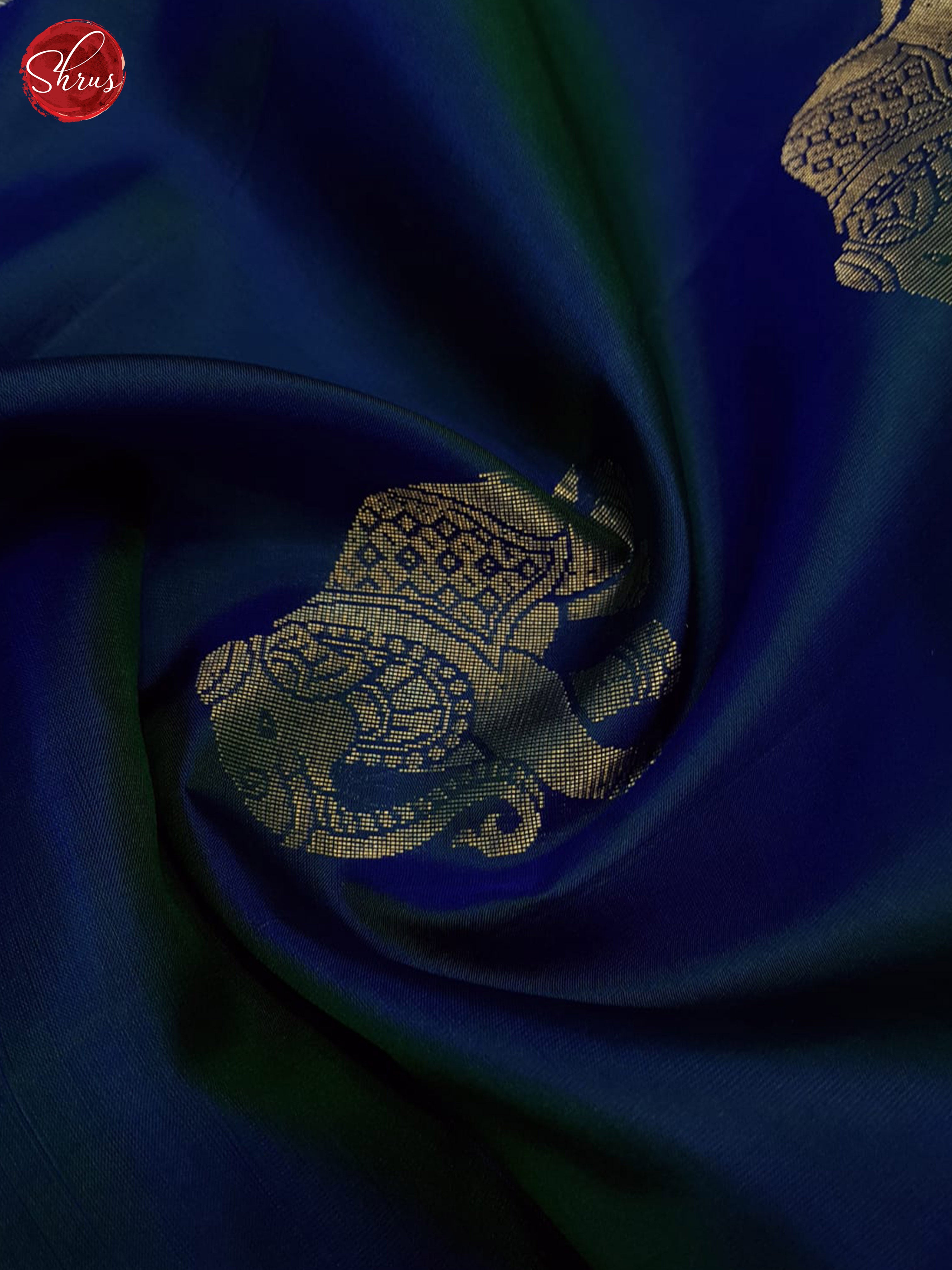 Blue and Purple - Soft Silk Saree - Shop on ShrusEternity.com