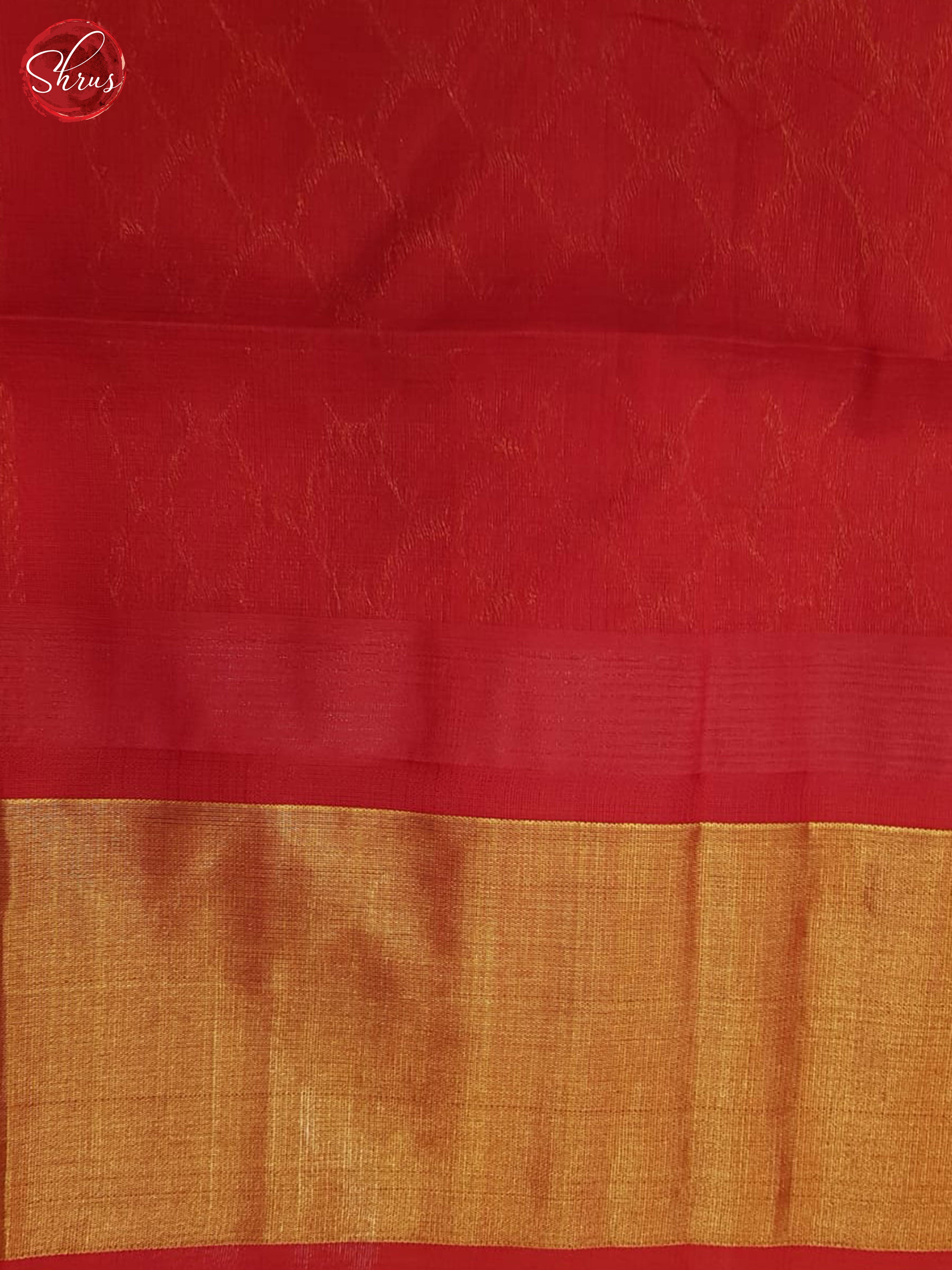 Yellow and red- Silk Cotton Saree - Shop on ShrusEternity.com