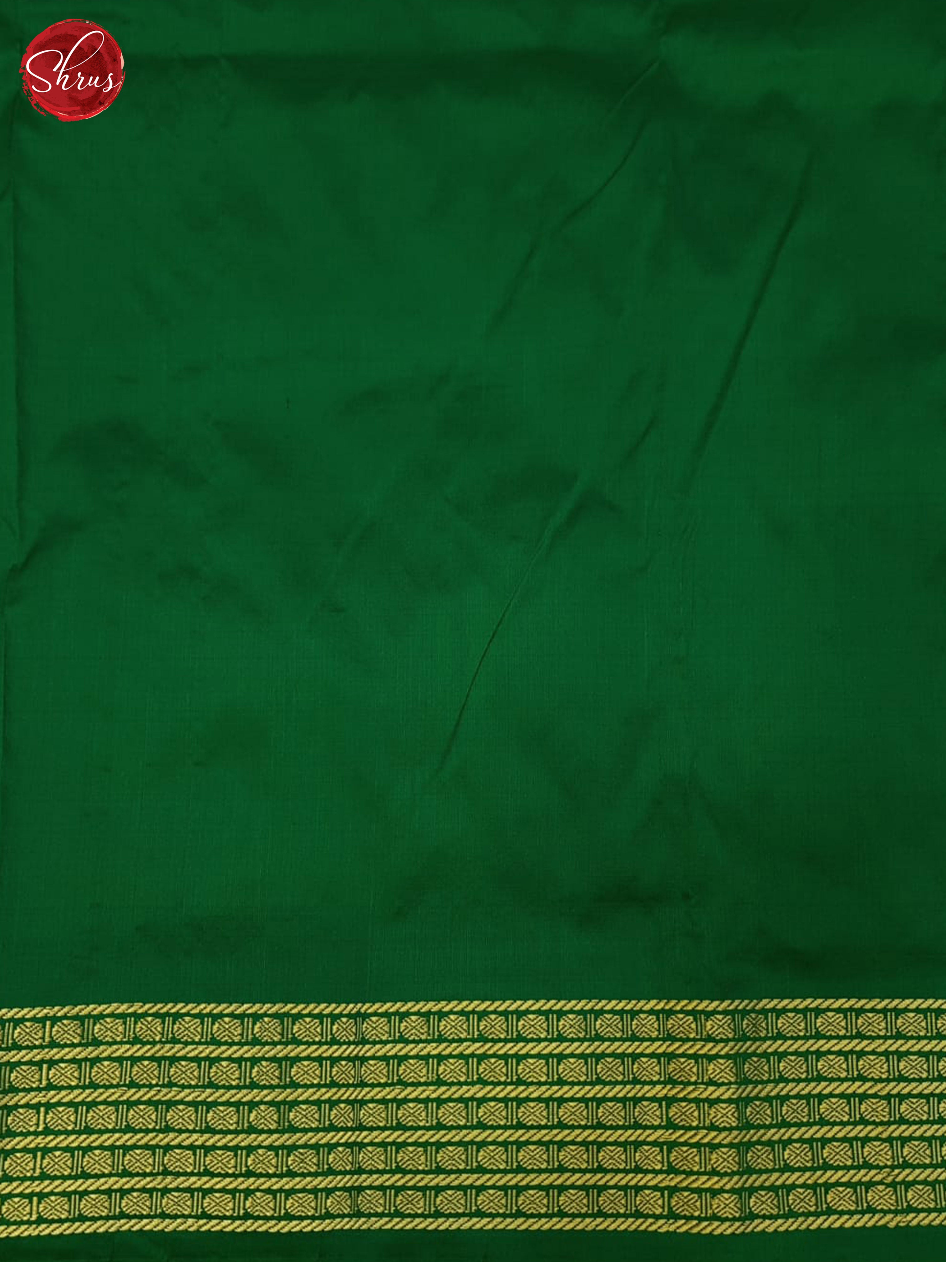 Mehandi Green And Green-Odisha Sambalpuri Silk Saree - Shop on ShrusEternity.com