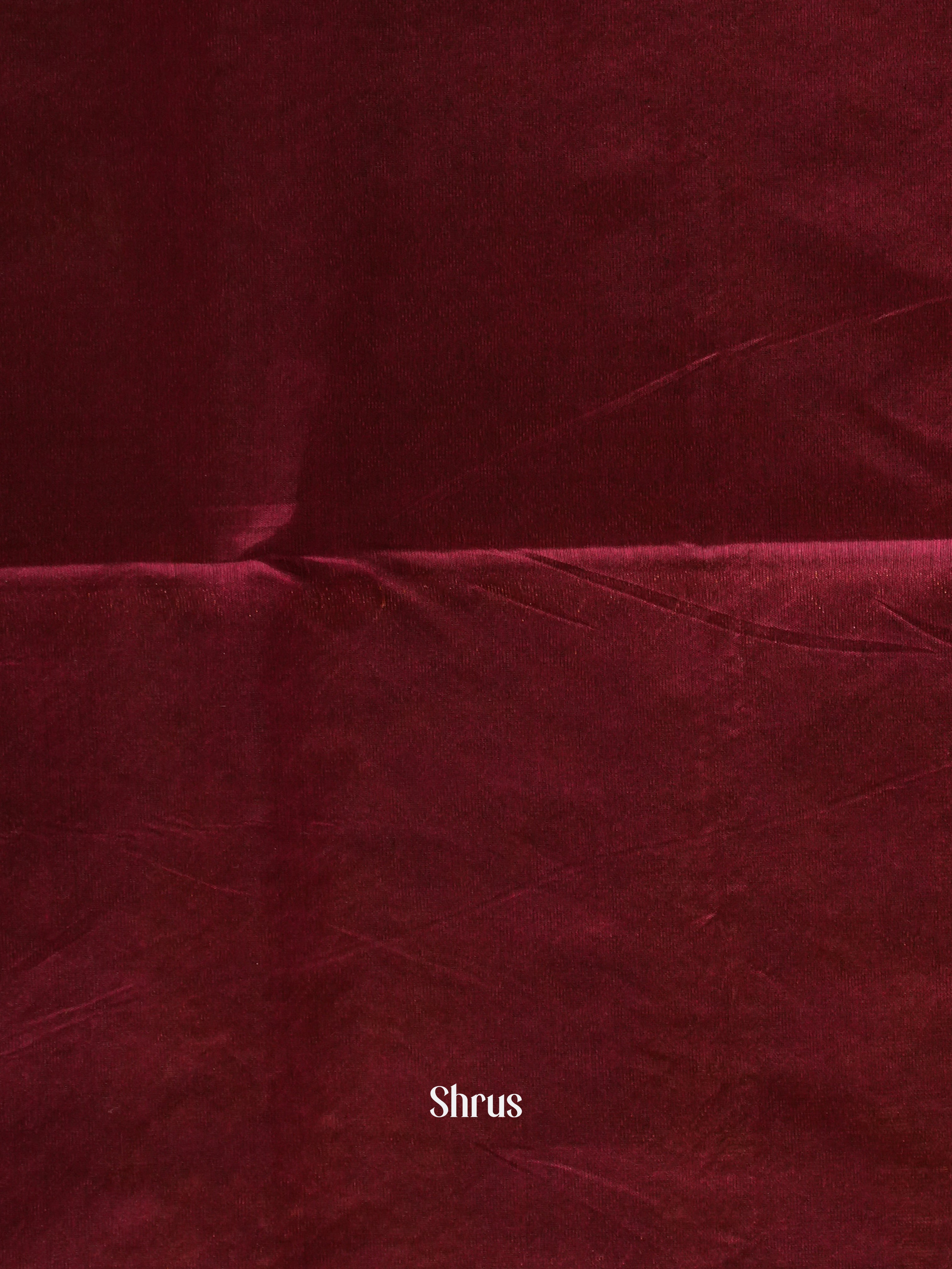 Blue And Maroon-semi silk cotton saree - Shop on ShrusEternity.com
