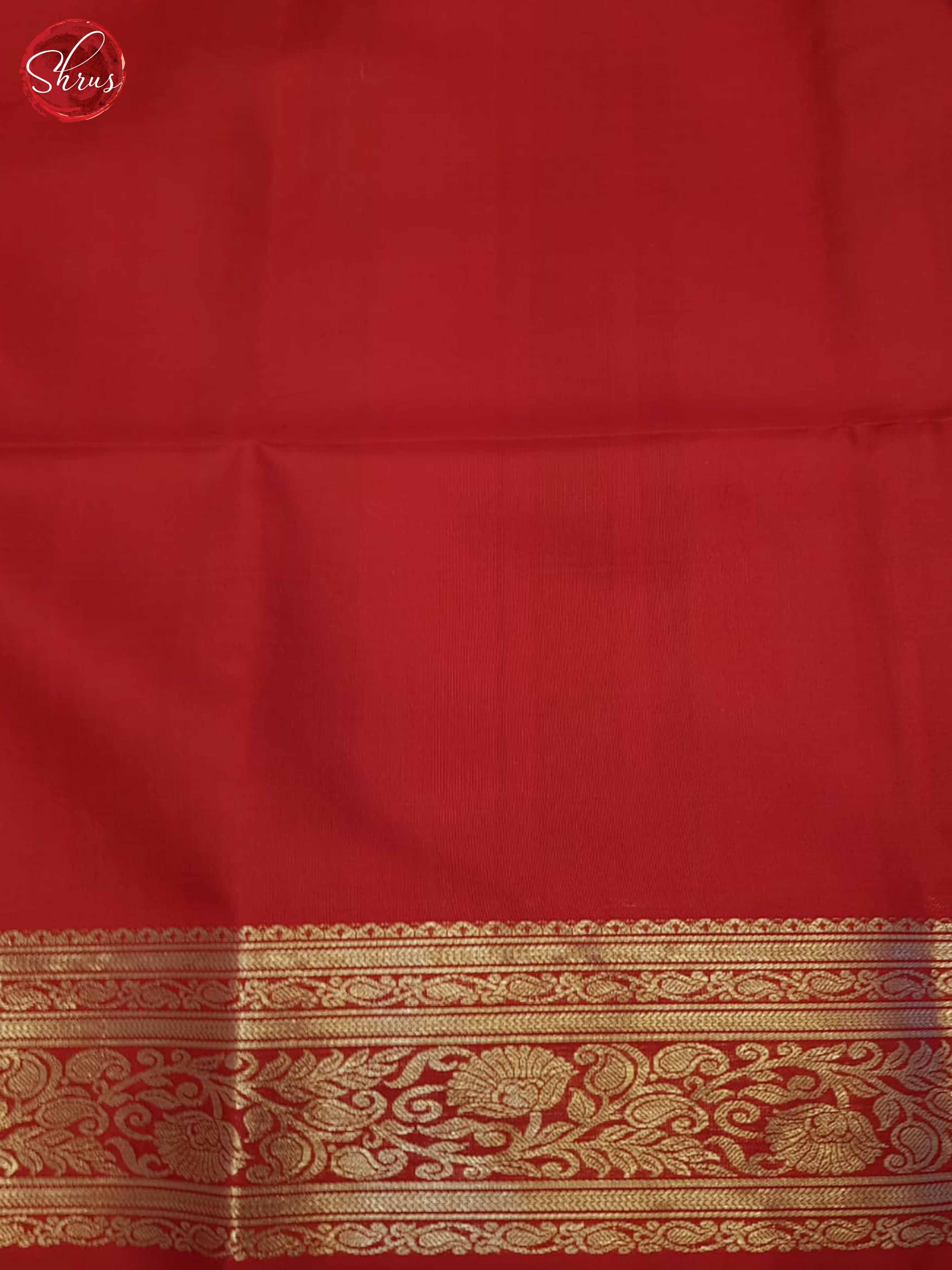 Green and Red- Soft Silk Saree - Shop on ShrusEternity.com
