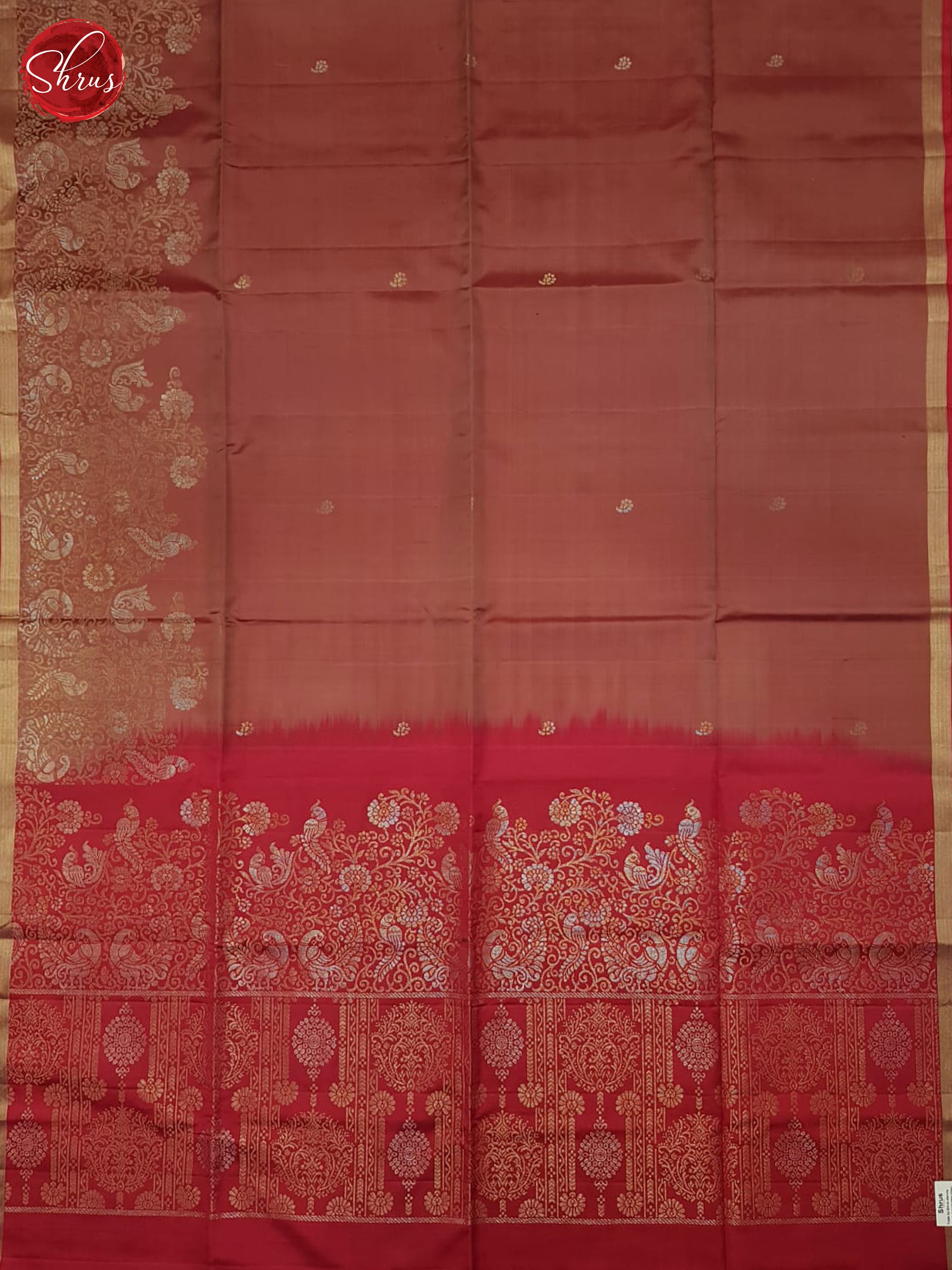 Brown And Red - Soft Silk-3