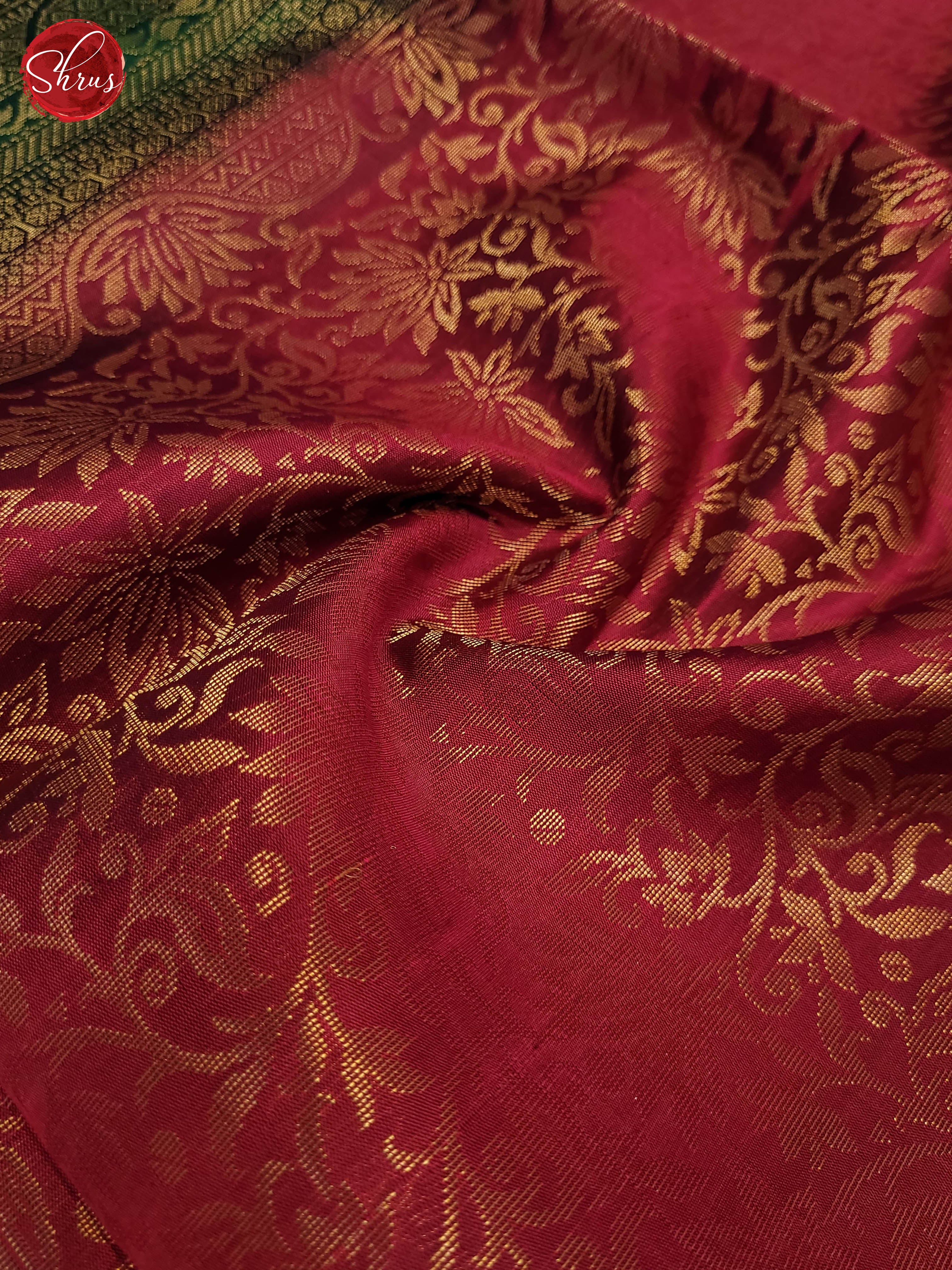 pink and Green-Soft silk Saree - Shop on ShrusEternity.com