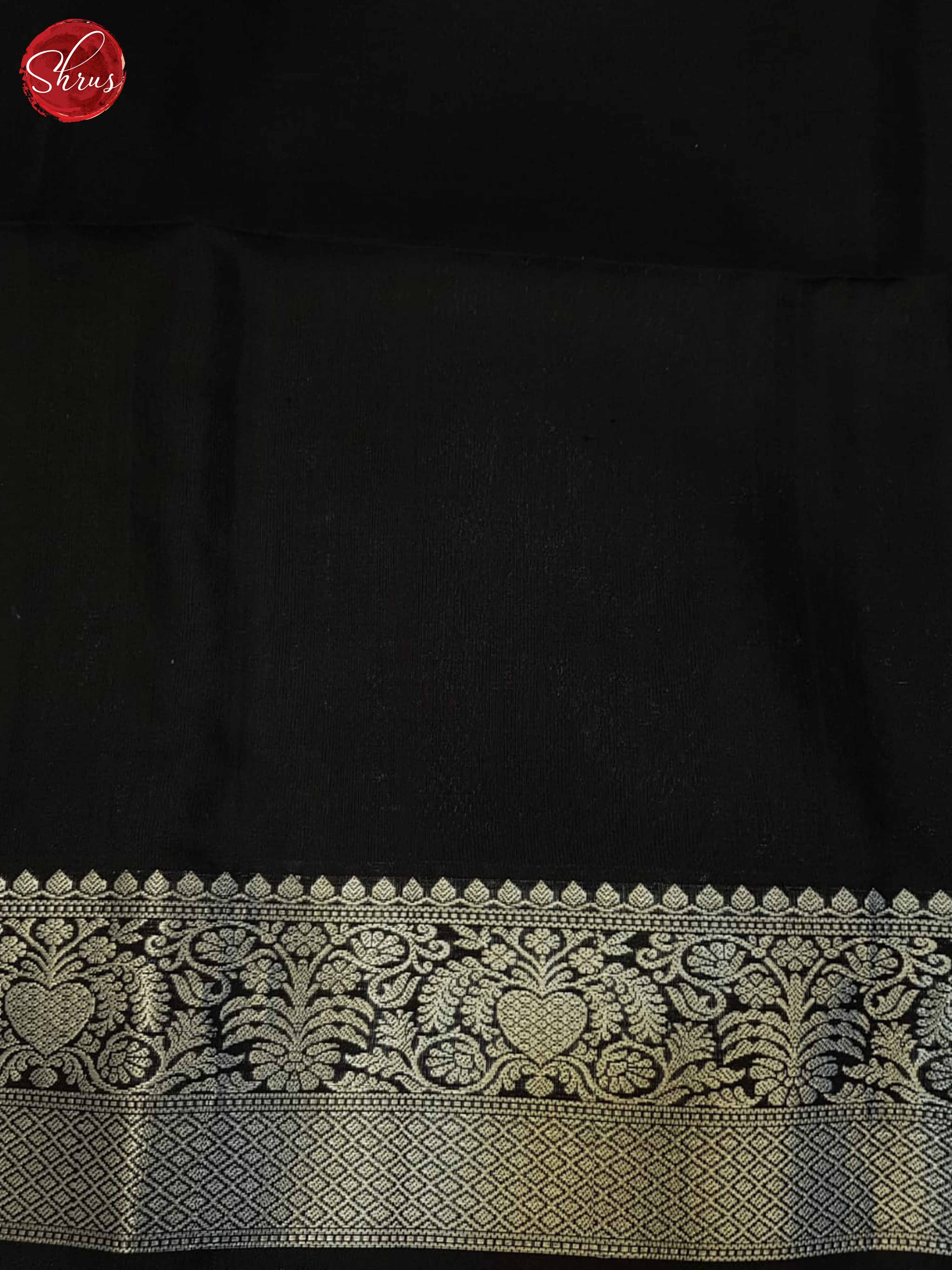 Cream and black - Soft Silk Saree - Shop on ShrusEternity.com