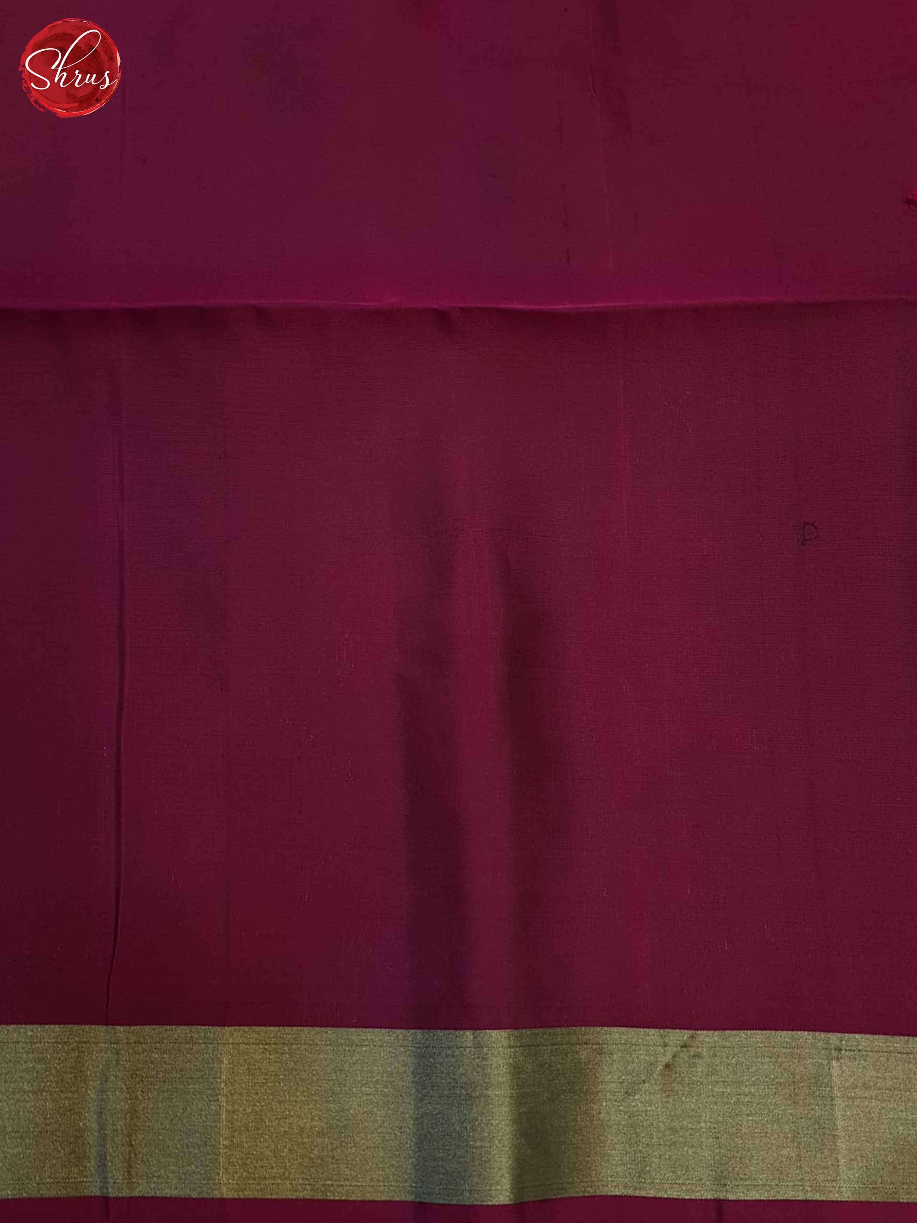 Green and Wine - Softsilk Halfpure Saree - Shop on ShrusEternity.com