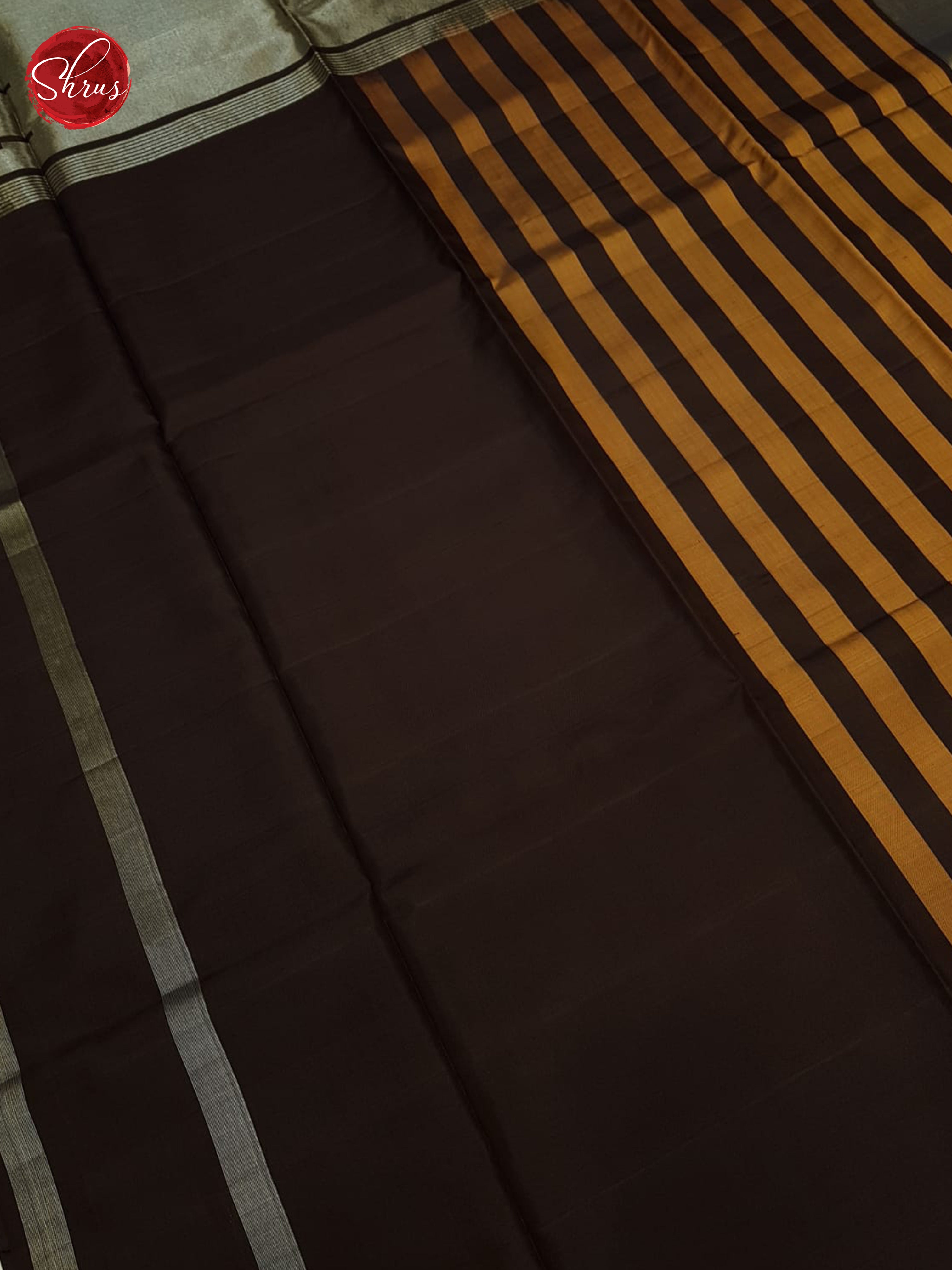 Brown(single tone)-Soft silk saree - Shop on ShrusEternity.com