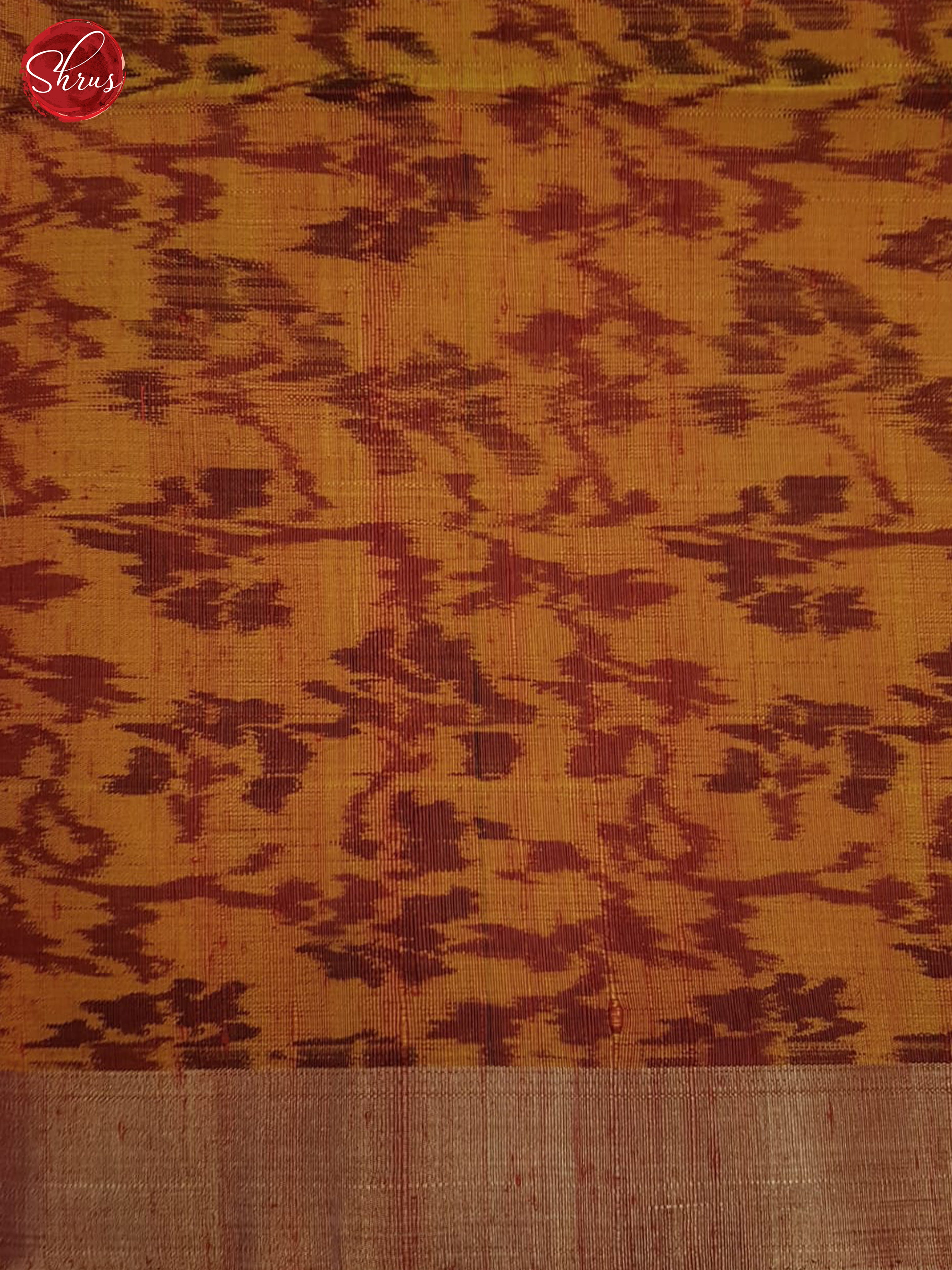 Araku Maroon And Mustard-Soft Silk saree - Shop on ShrusEternity.com