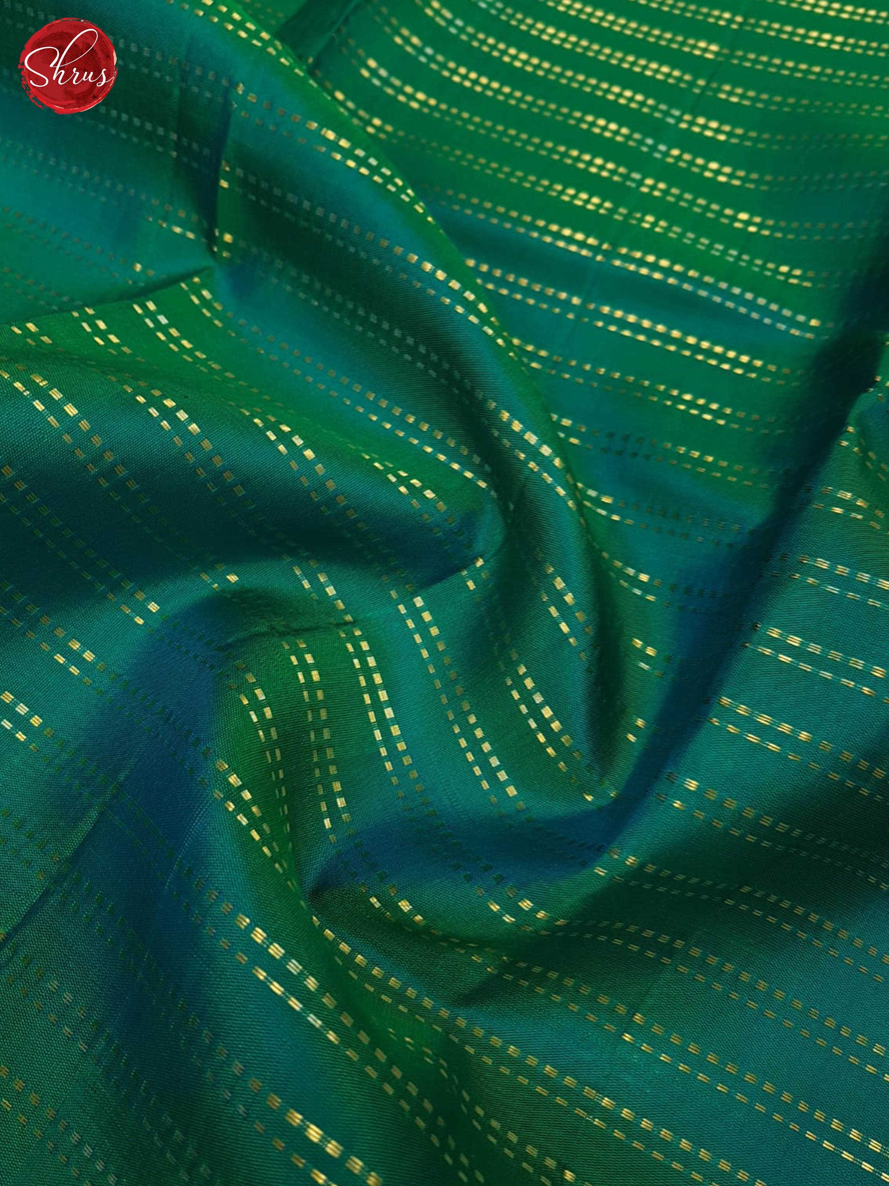 Green And Purple-Soft silk saree - Shop on ShrusEternity.com
