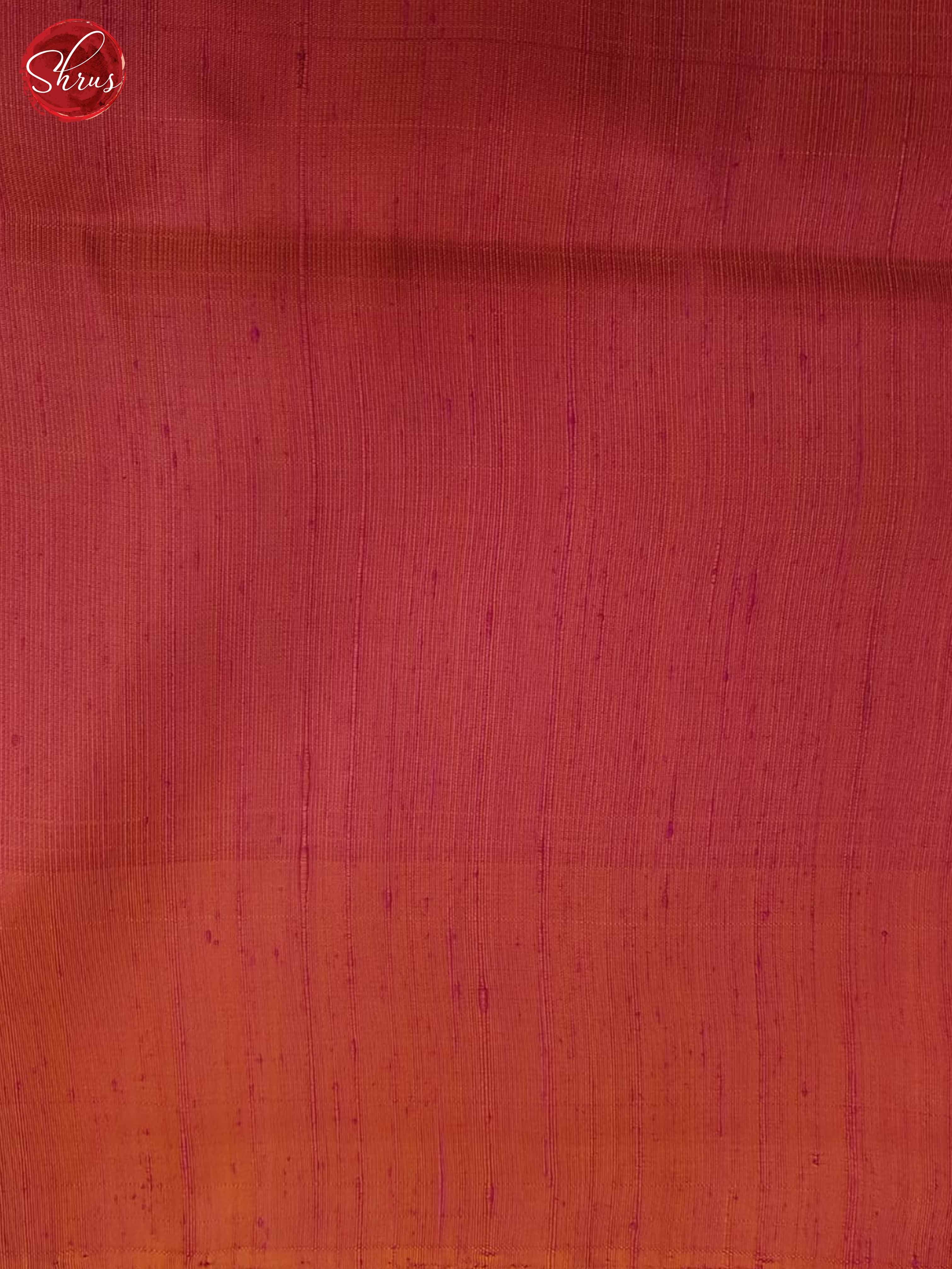 Green and Orangish pink- Soft Silk Saree - Shop on ShrusEternity.com