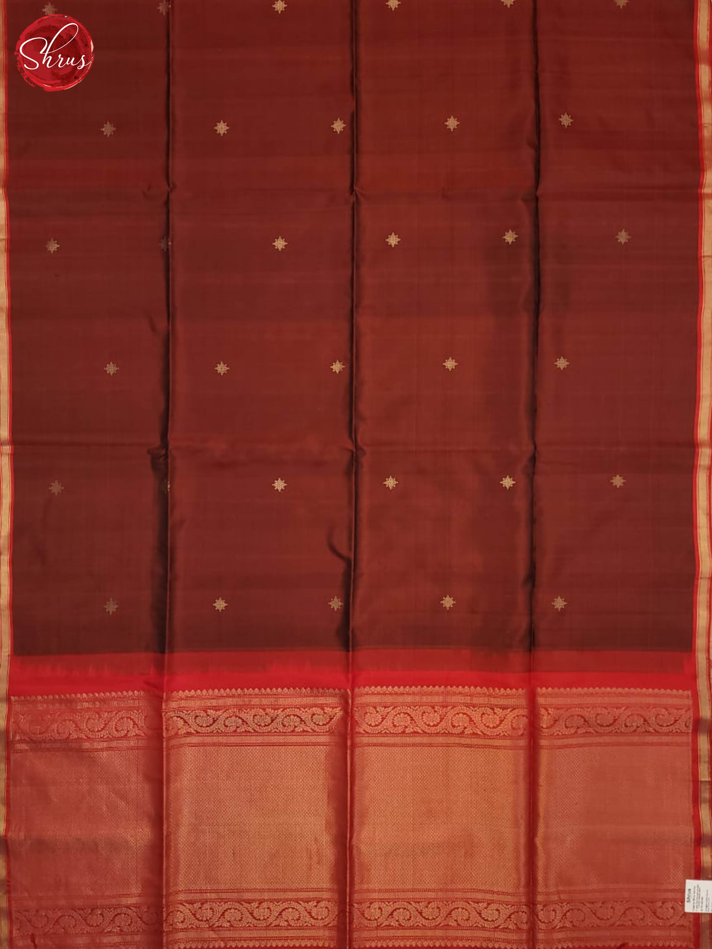 Maroon and Red- Soft silk saree - Shop on ShrusEternity.com